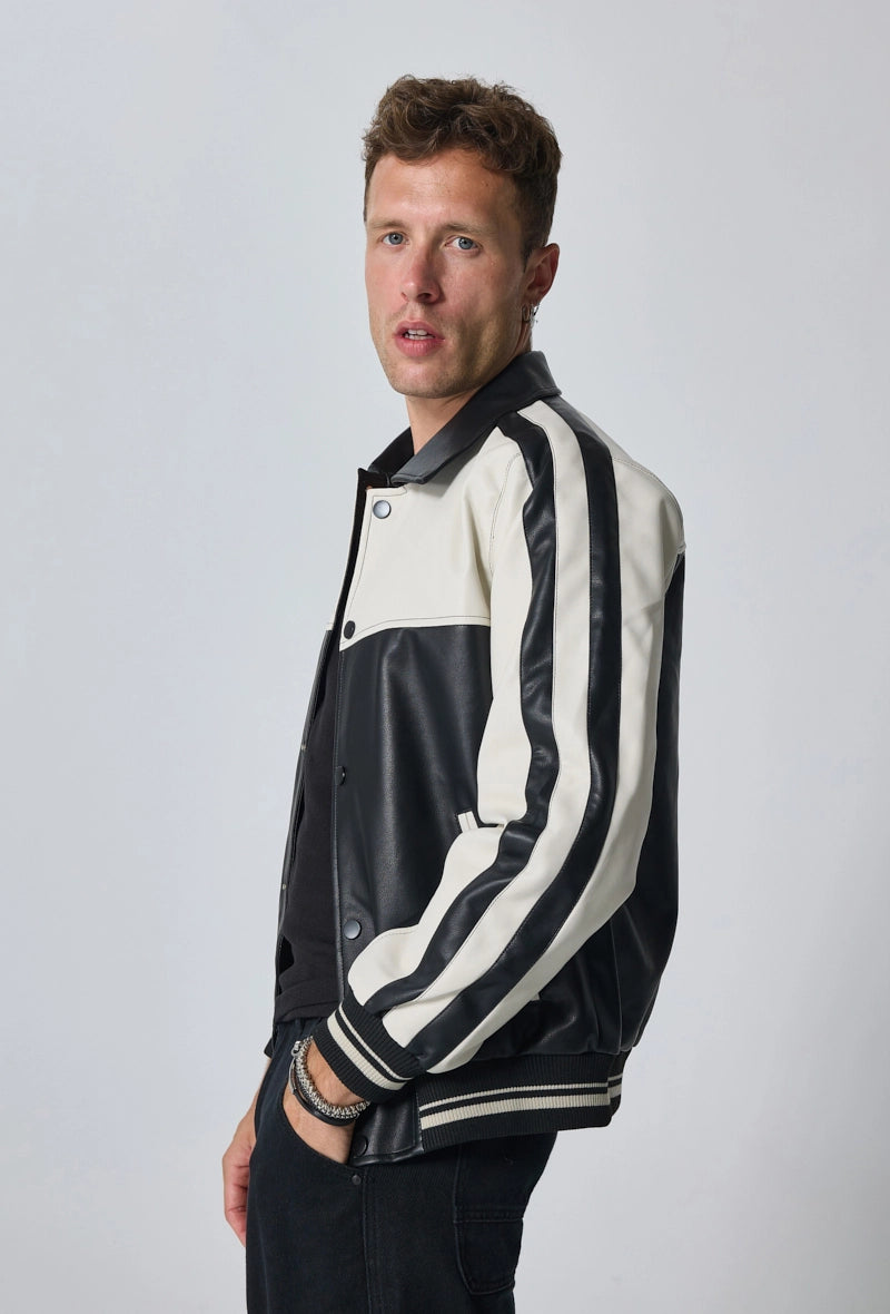 Veste bi-couleur courte