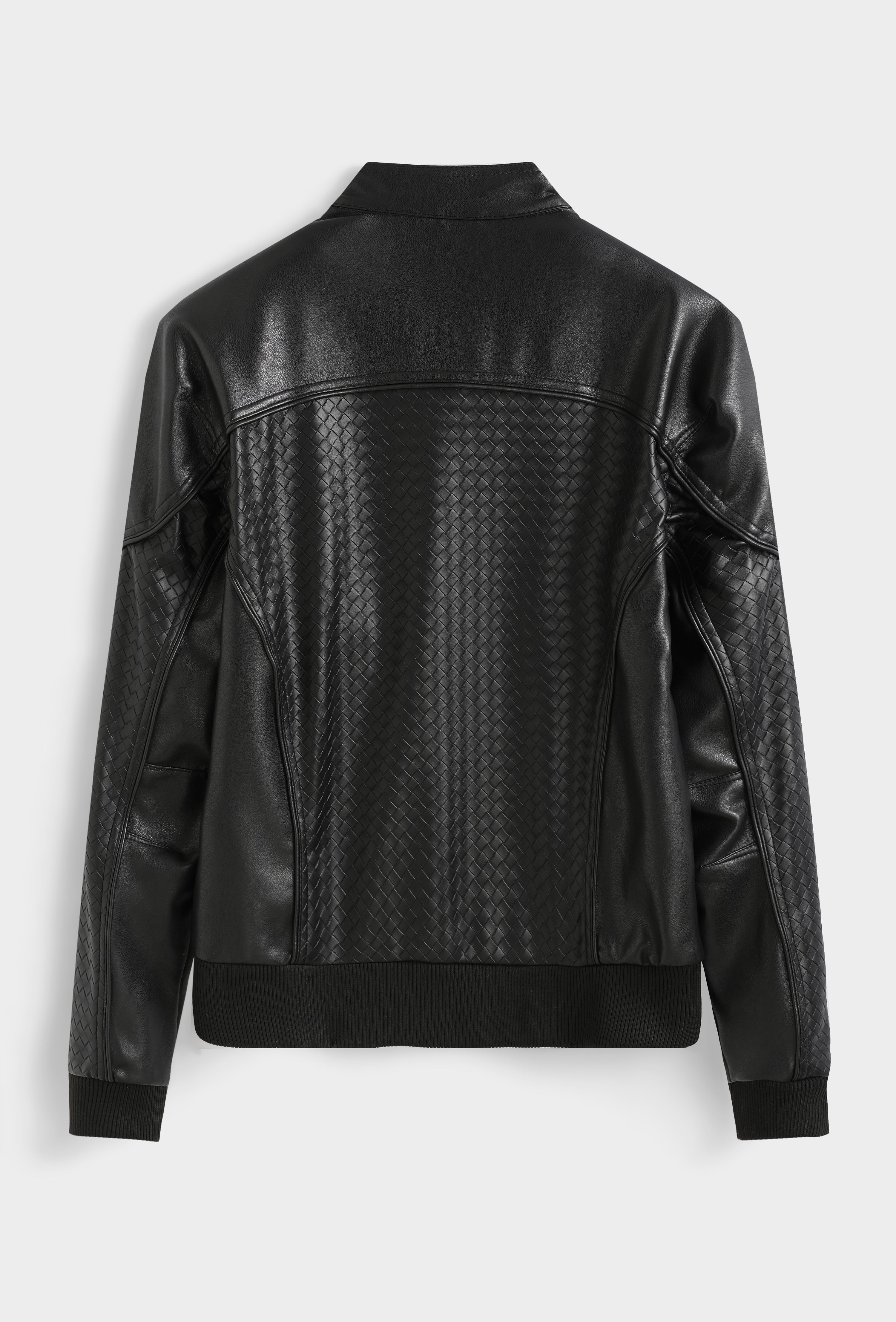 Veste bomber tressée premium