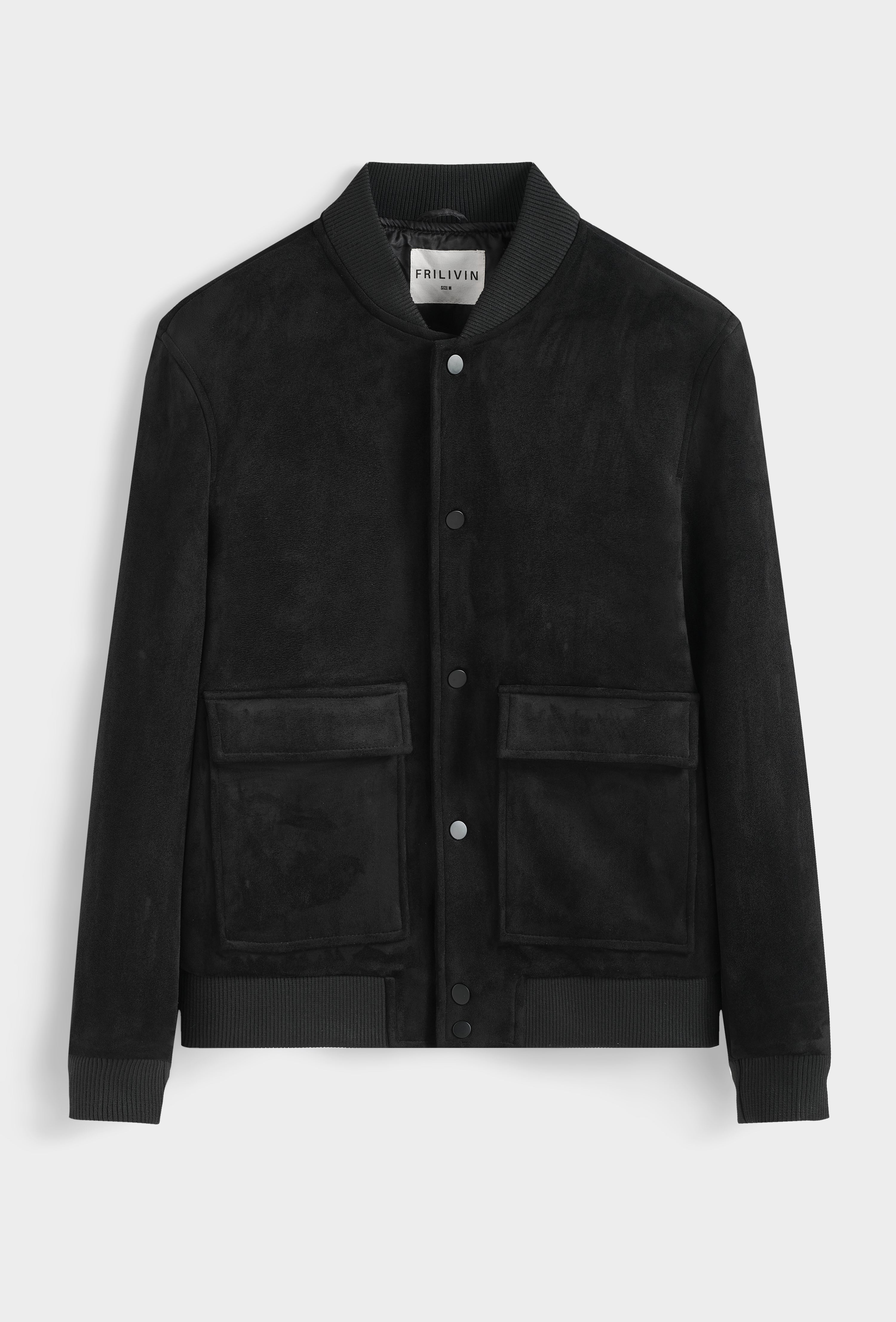 Blouson bomber col côtelé