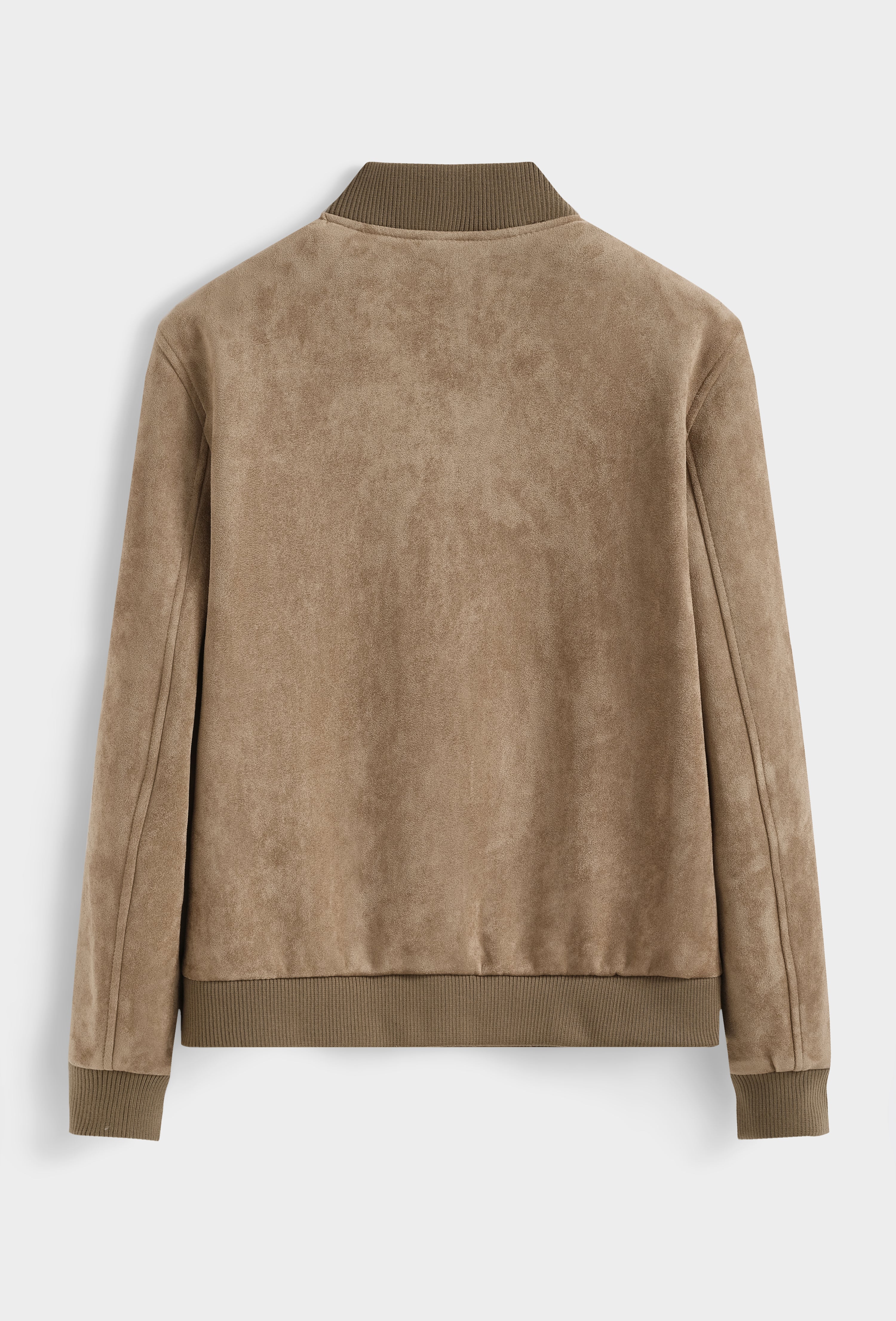 Blouson bomber col côtelé