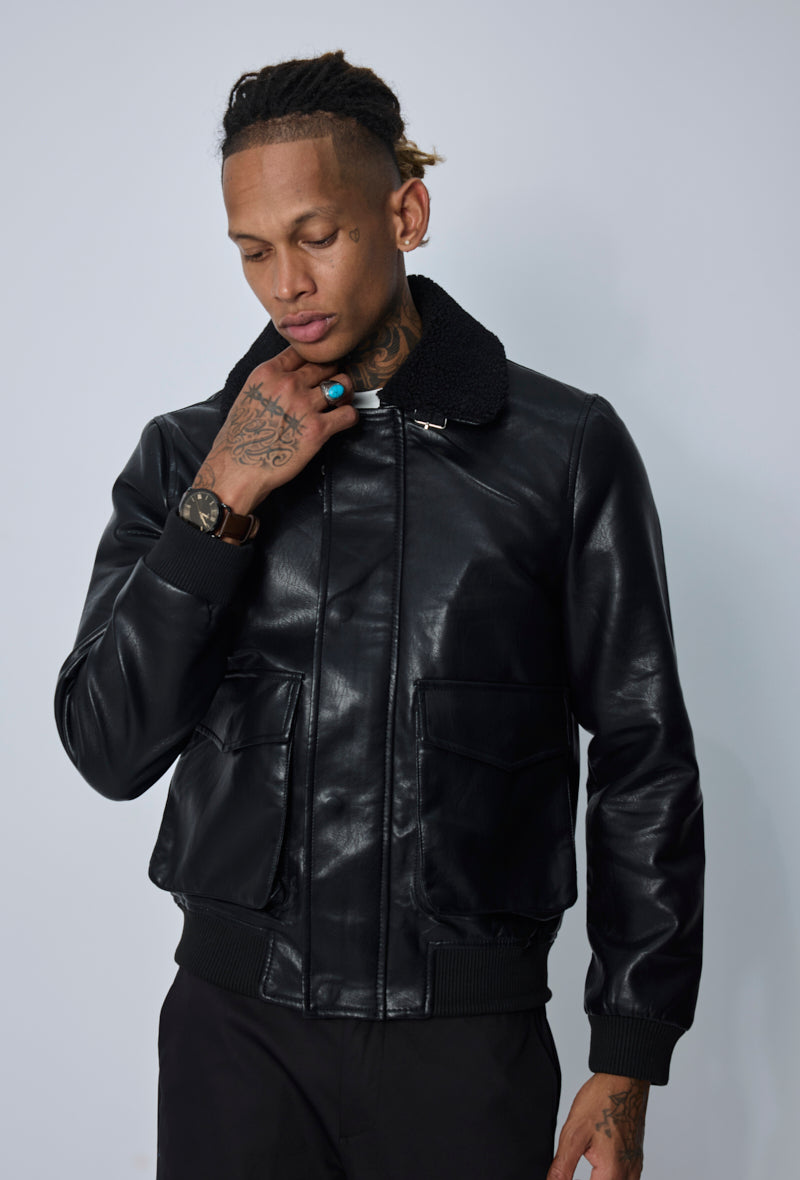 Blouson aviateur style rétro