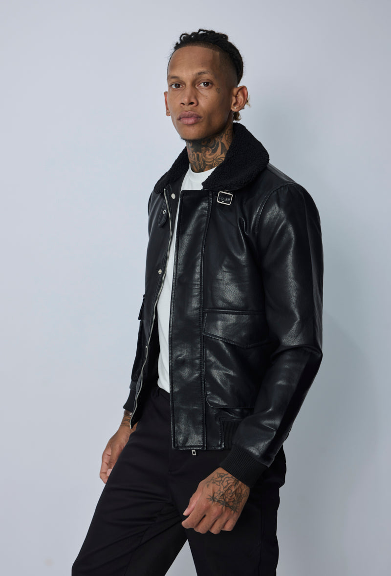 Blouson aviateur style rétro