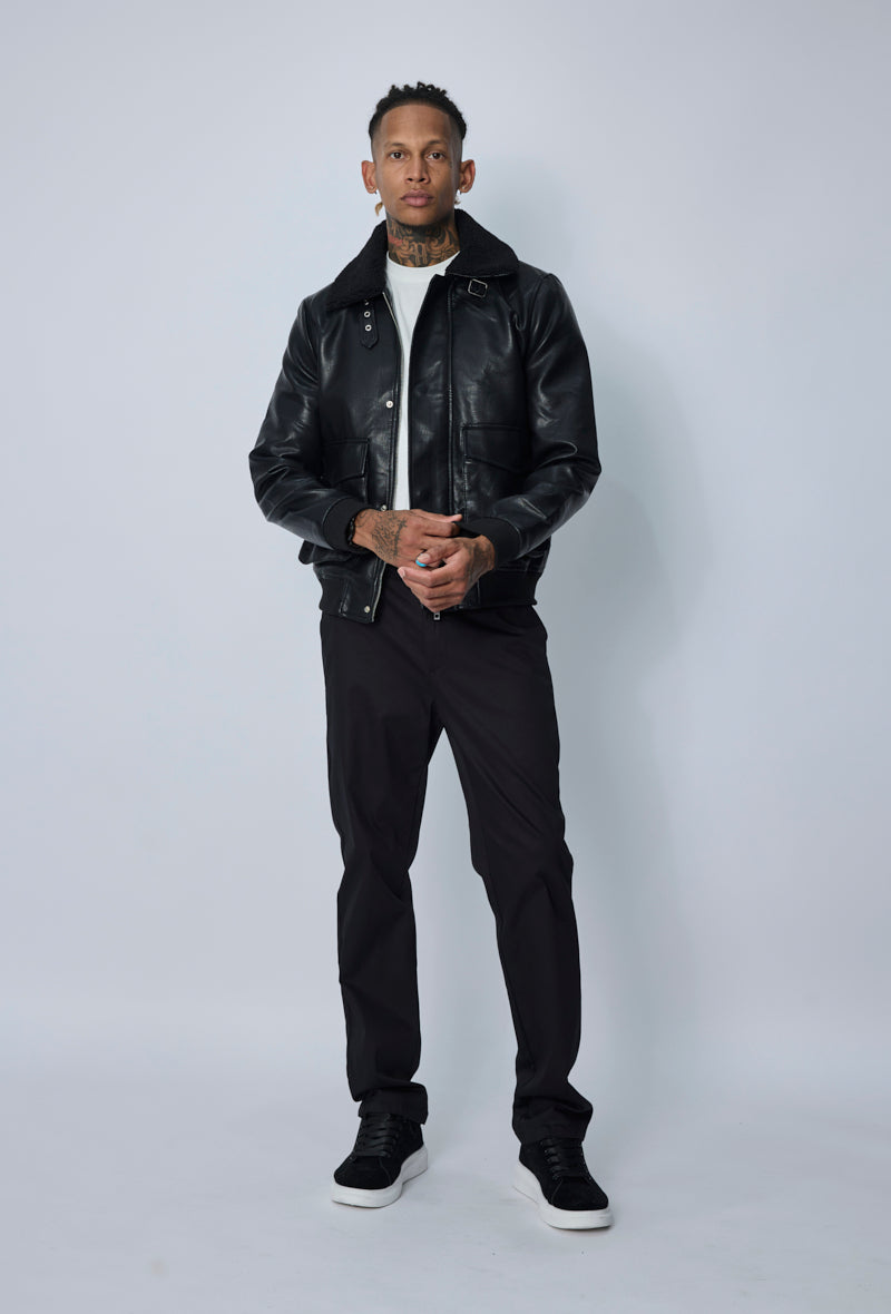 Blouson aviateur style rétro