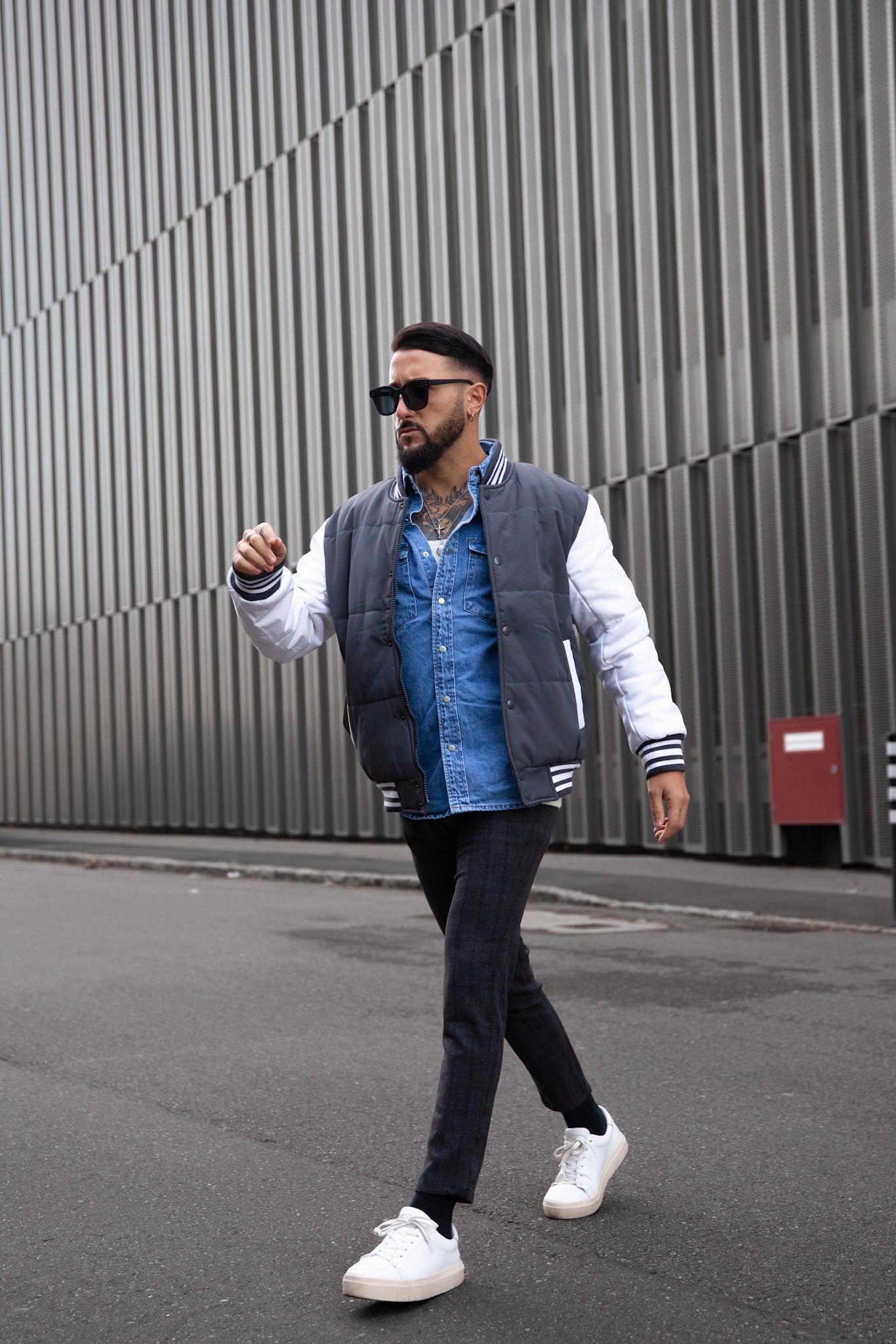 Veste teddy matelassée