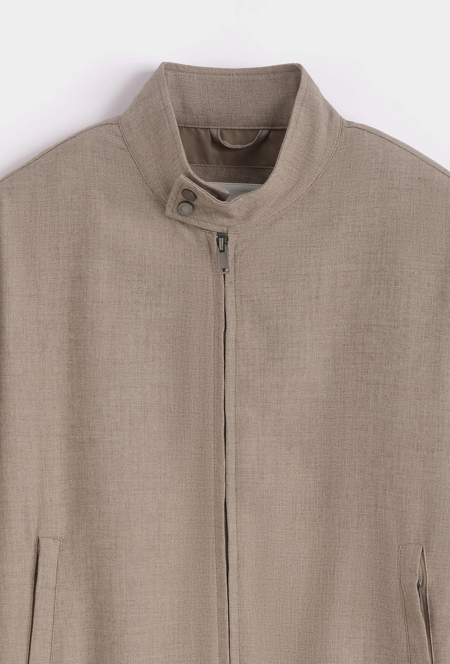 Veste zippée à capuche avec cordons ajustables