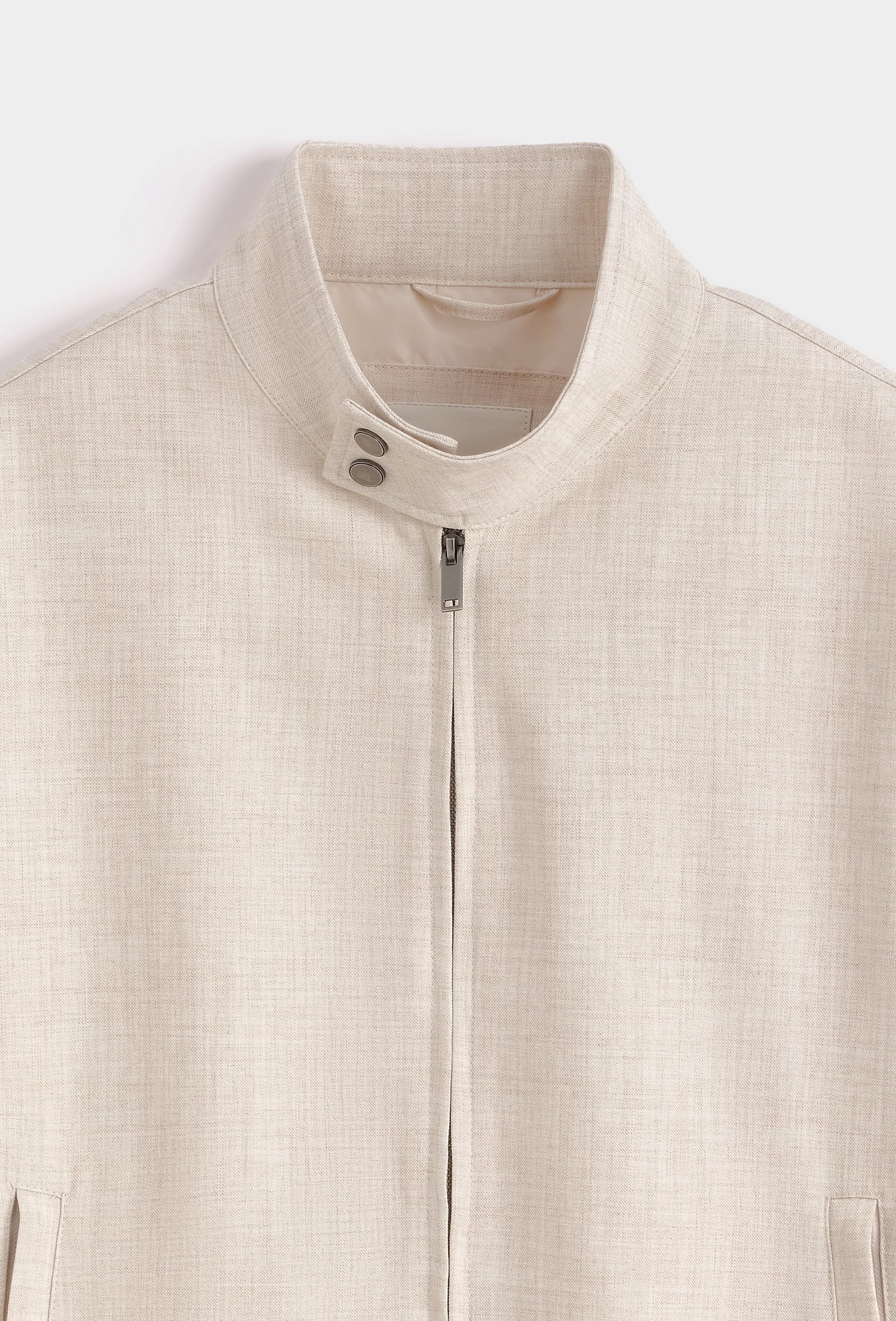 Veste zippée à capuche avec cordons ajustables