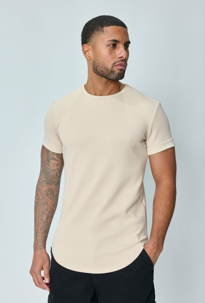 Plain short-sleeved t-shirt