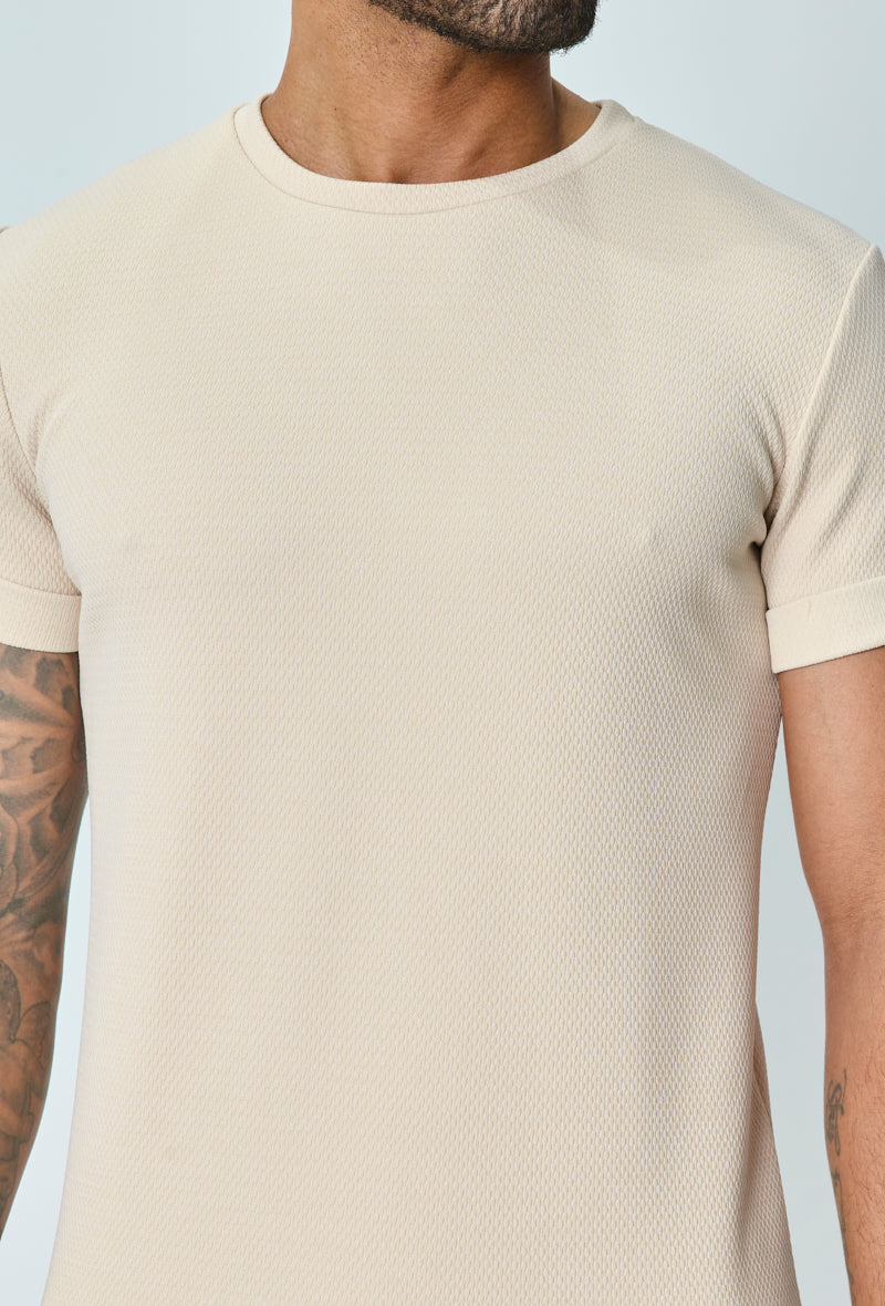 Plain short-sleeved t-shirt