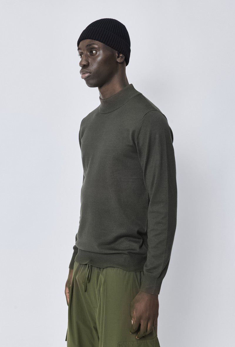 Pull col cheminé uni - Frilivin