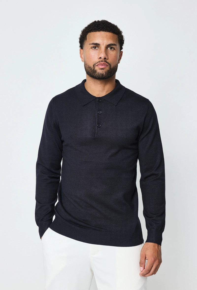 Plain knit sweater