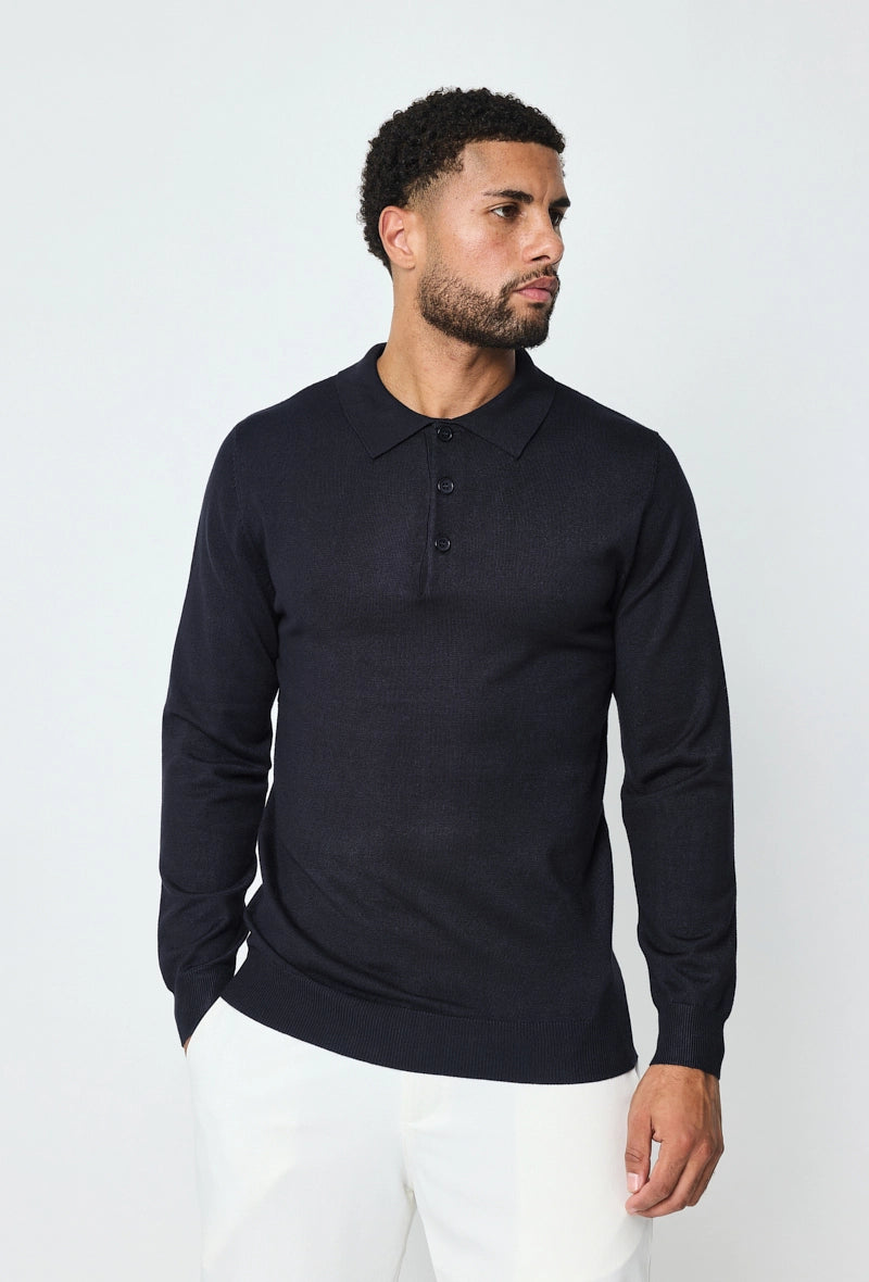 Plain knit sweater