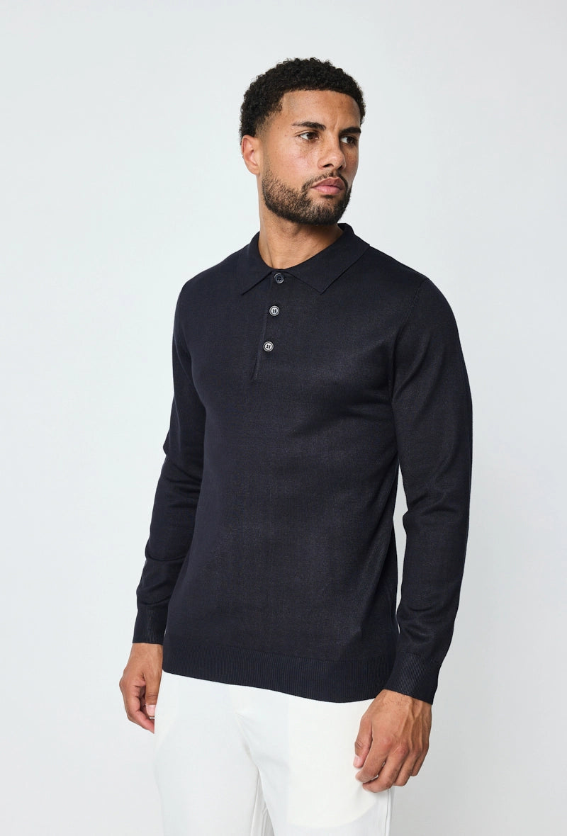 Plain knit sweater
