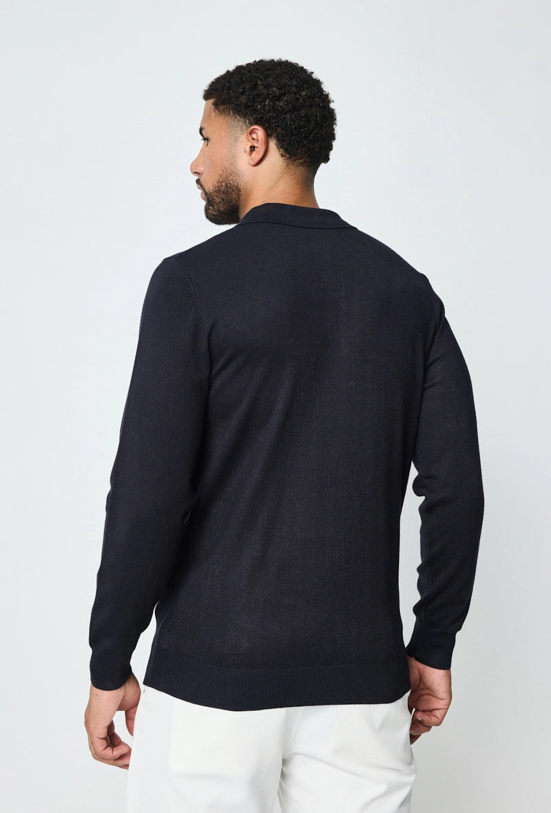 Plain knit sweater