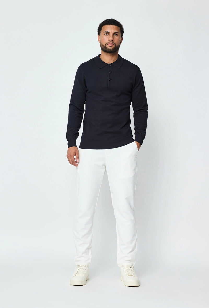 Plain knit sweater