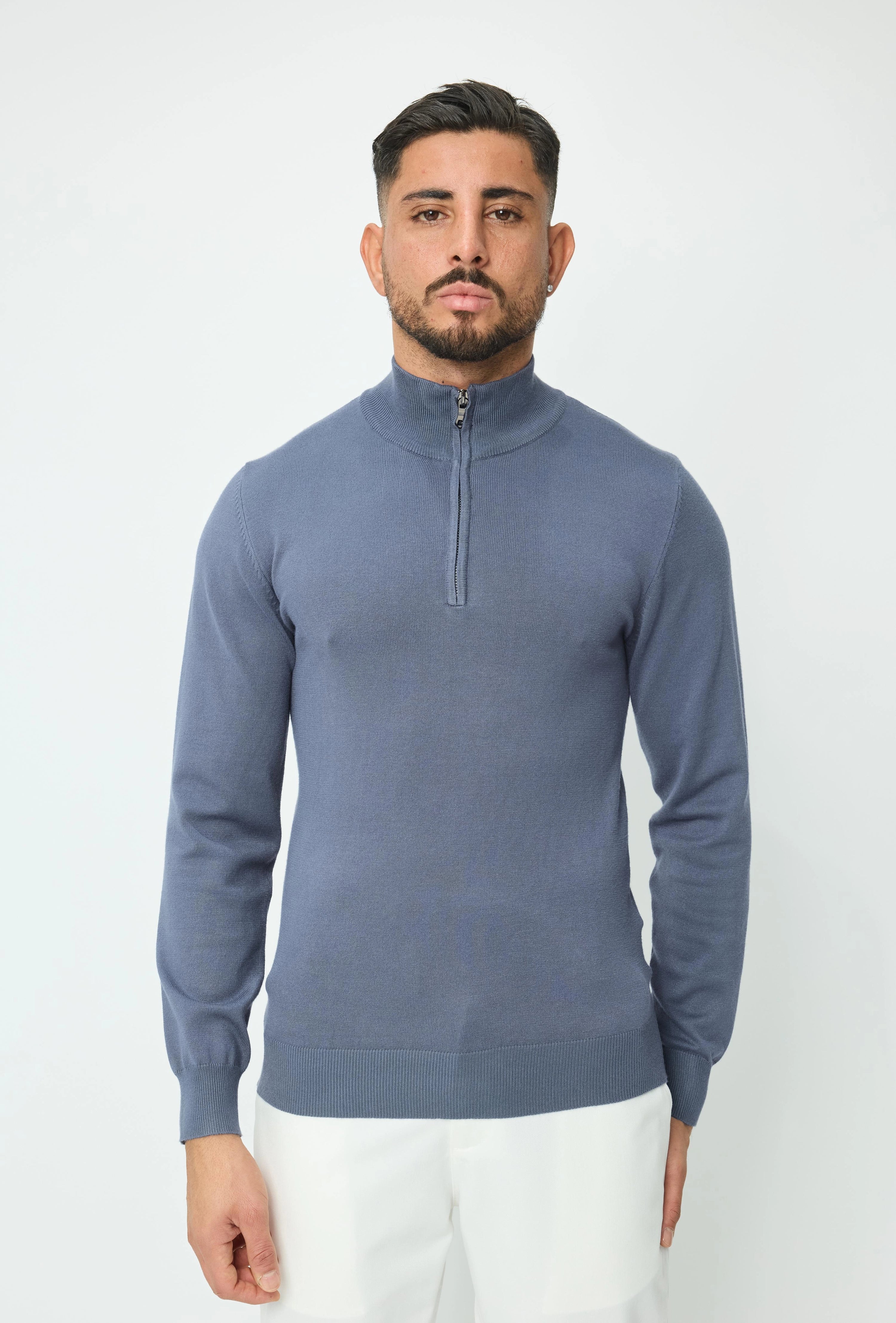 Pull uni en maille
