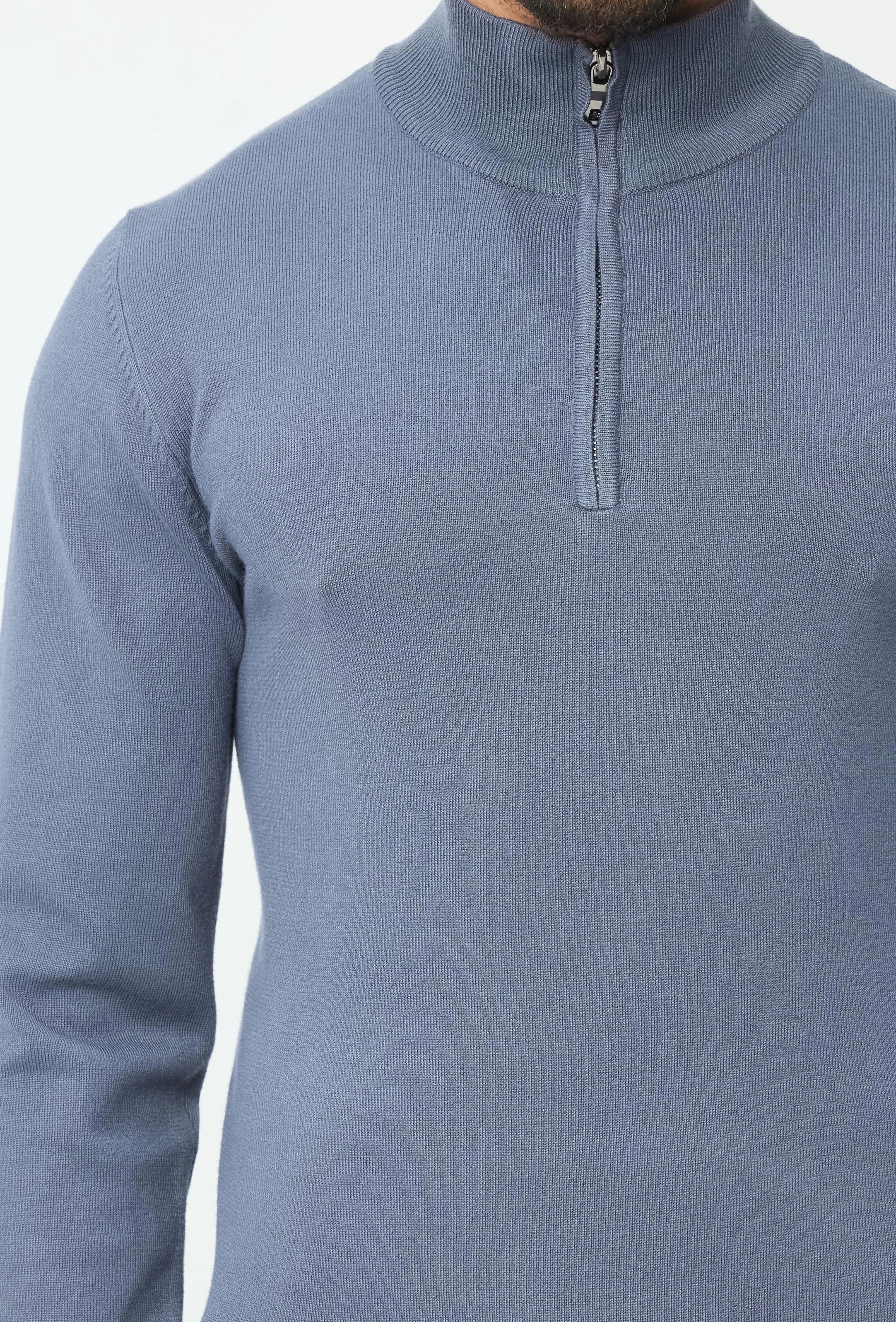 Pull uni en maille