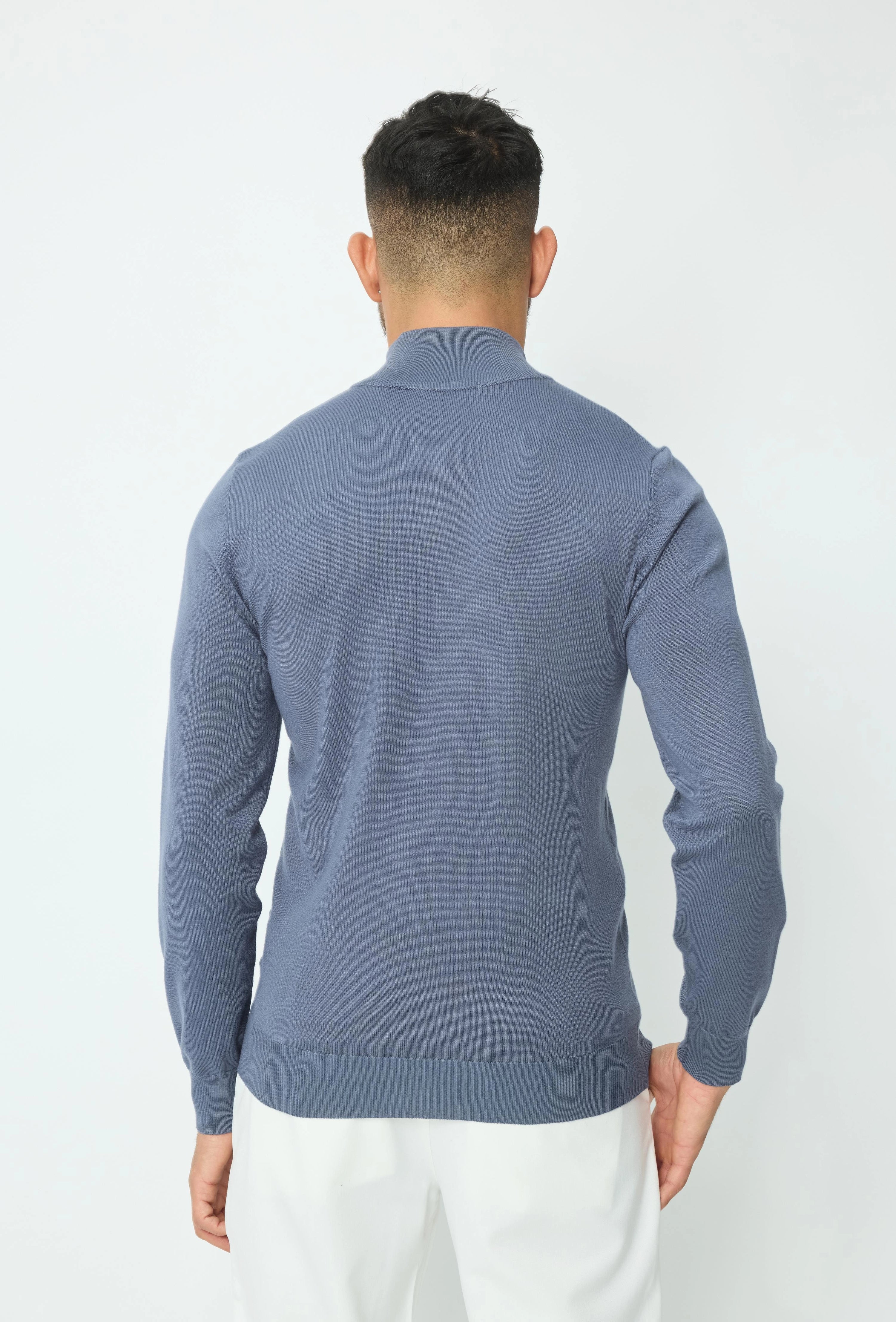 Pull uni en maille