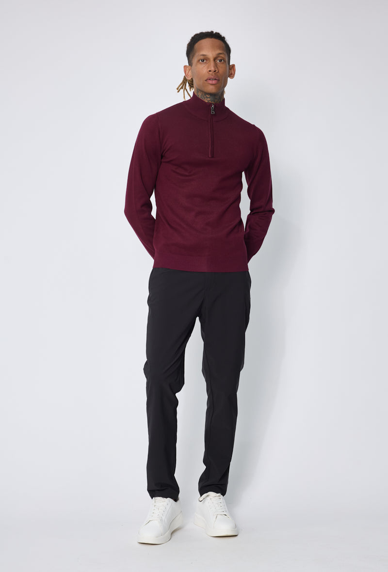 Black knit sweater