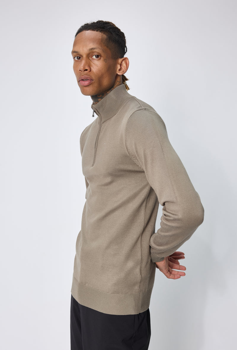 Black knit sweater