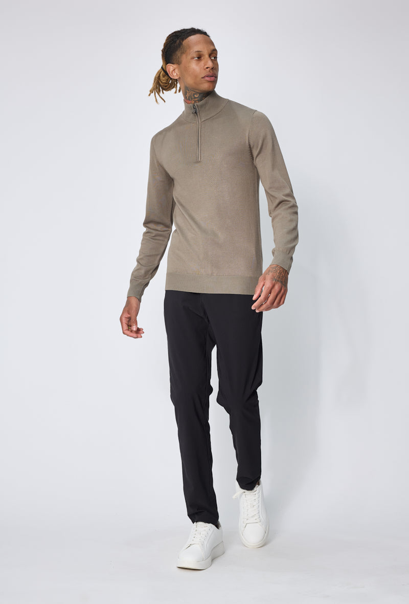 Black knit sweater