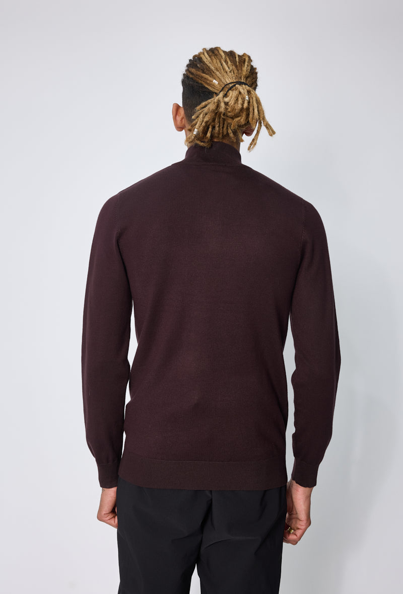 Black knit sweater