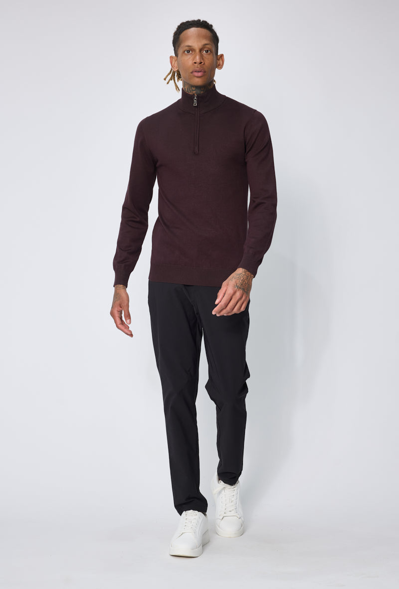 Black knit sweater