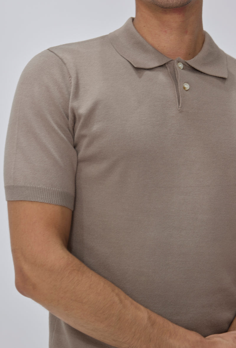 Polo tricot casual