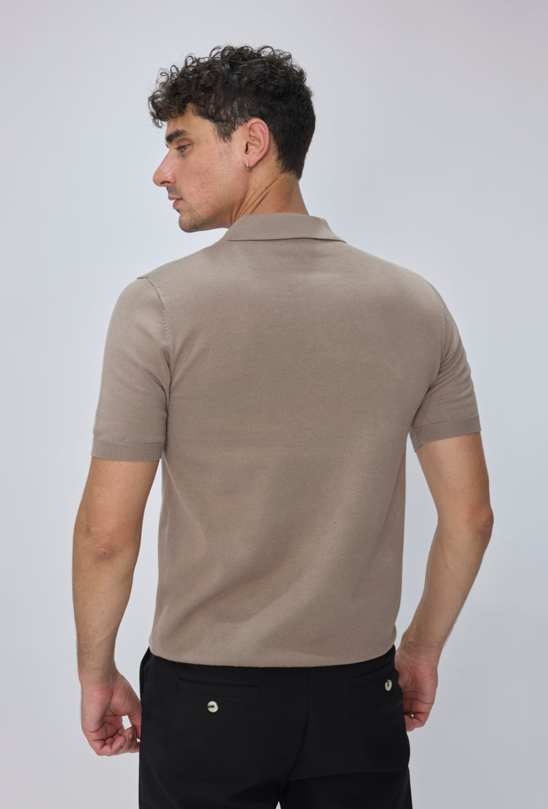 Polo tricot casual