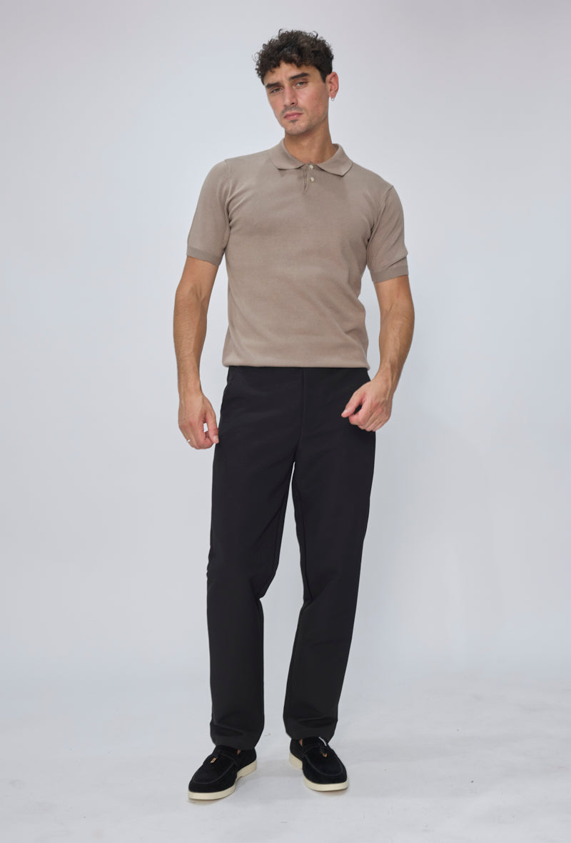 Polo tricot casual