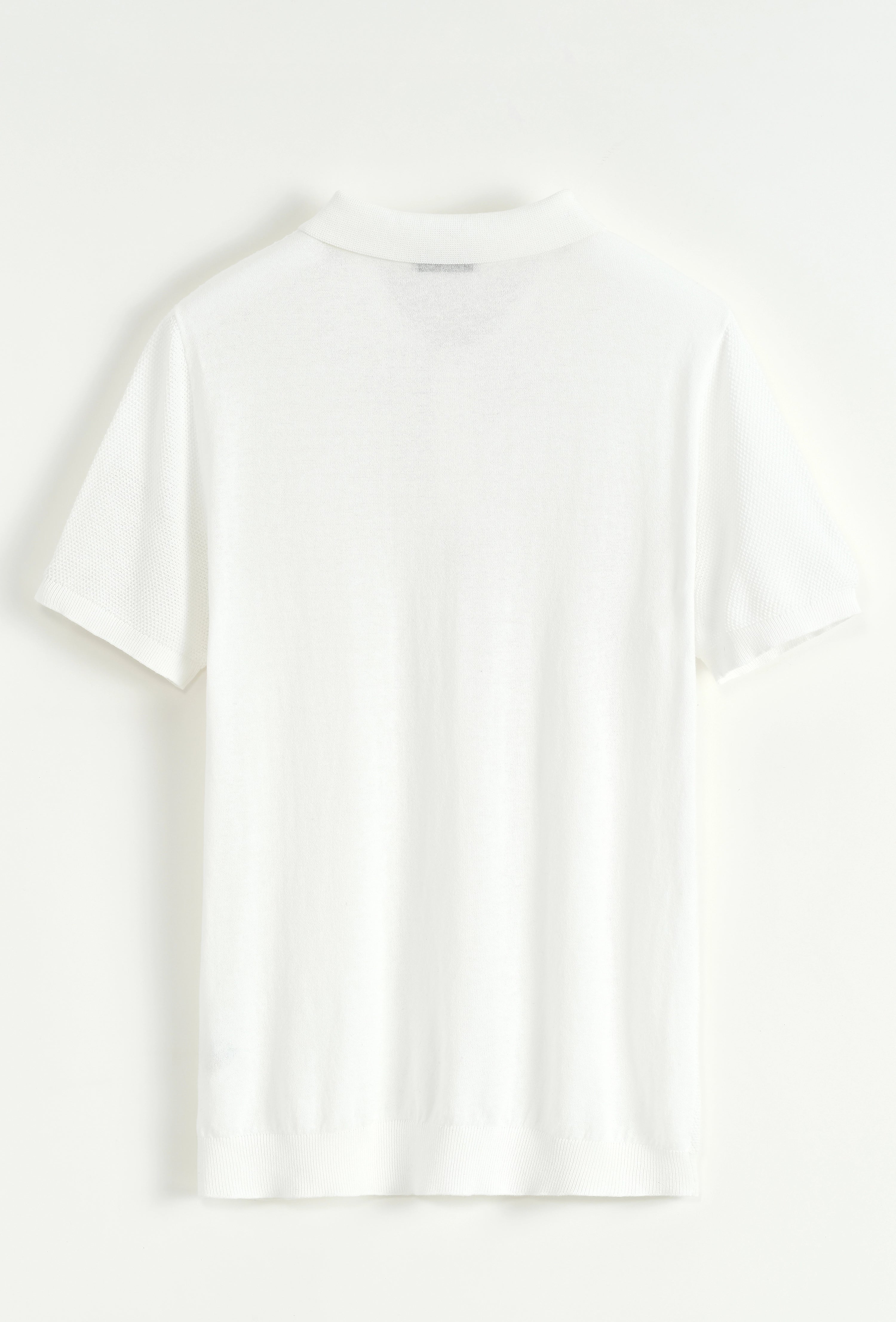 Pull à col chemise avec boutons