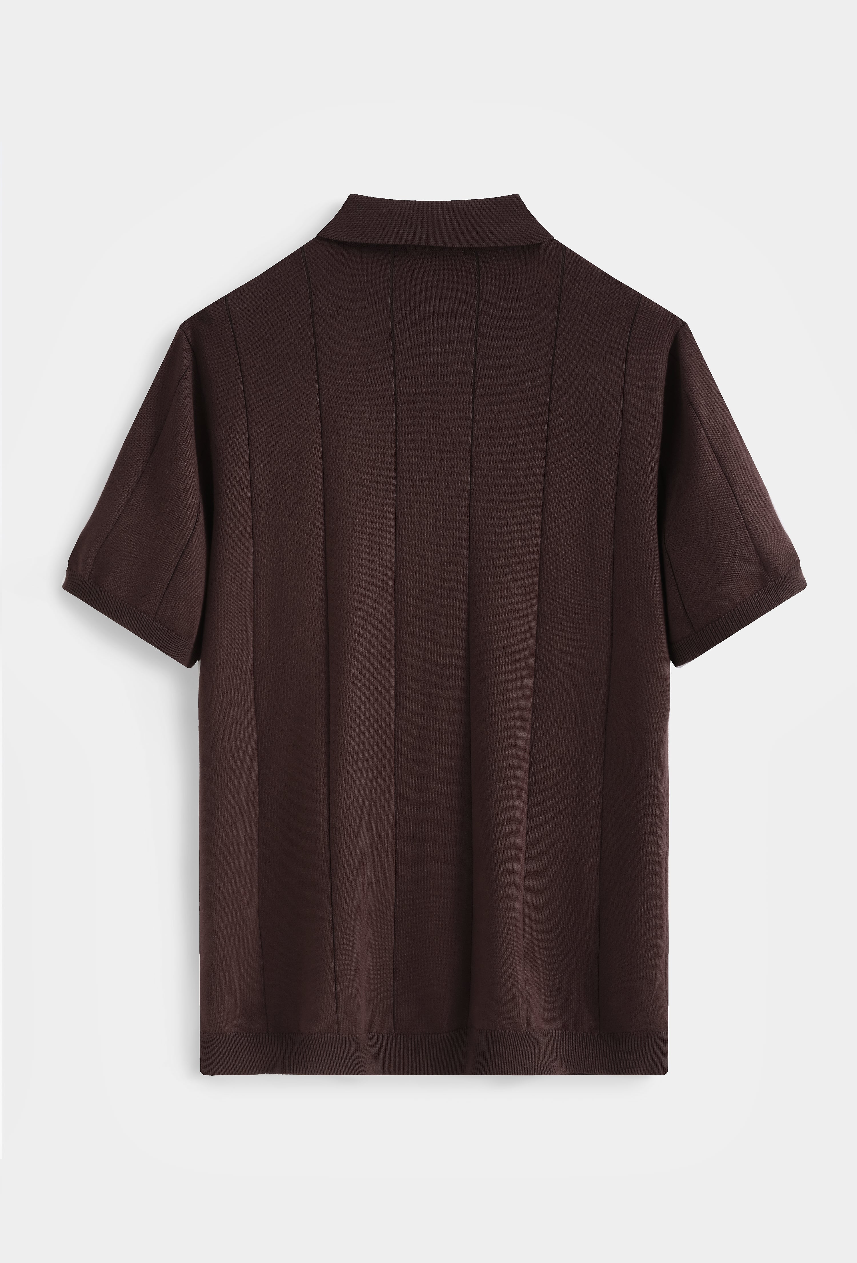 Polo tricot col ouvert