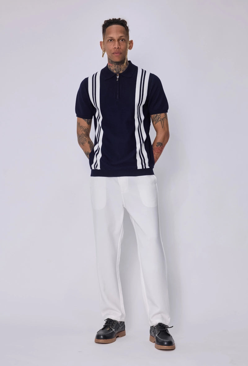 Polo rayures verticales