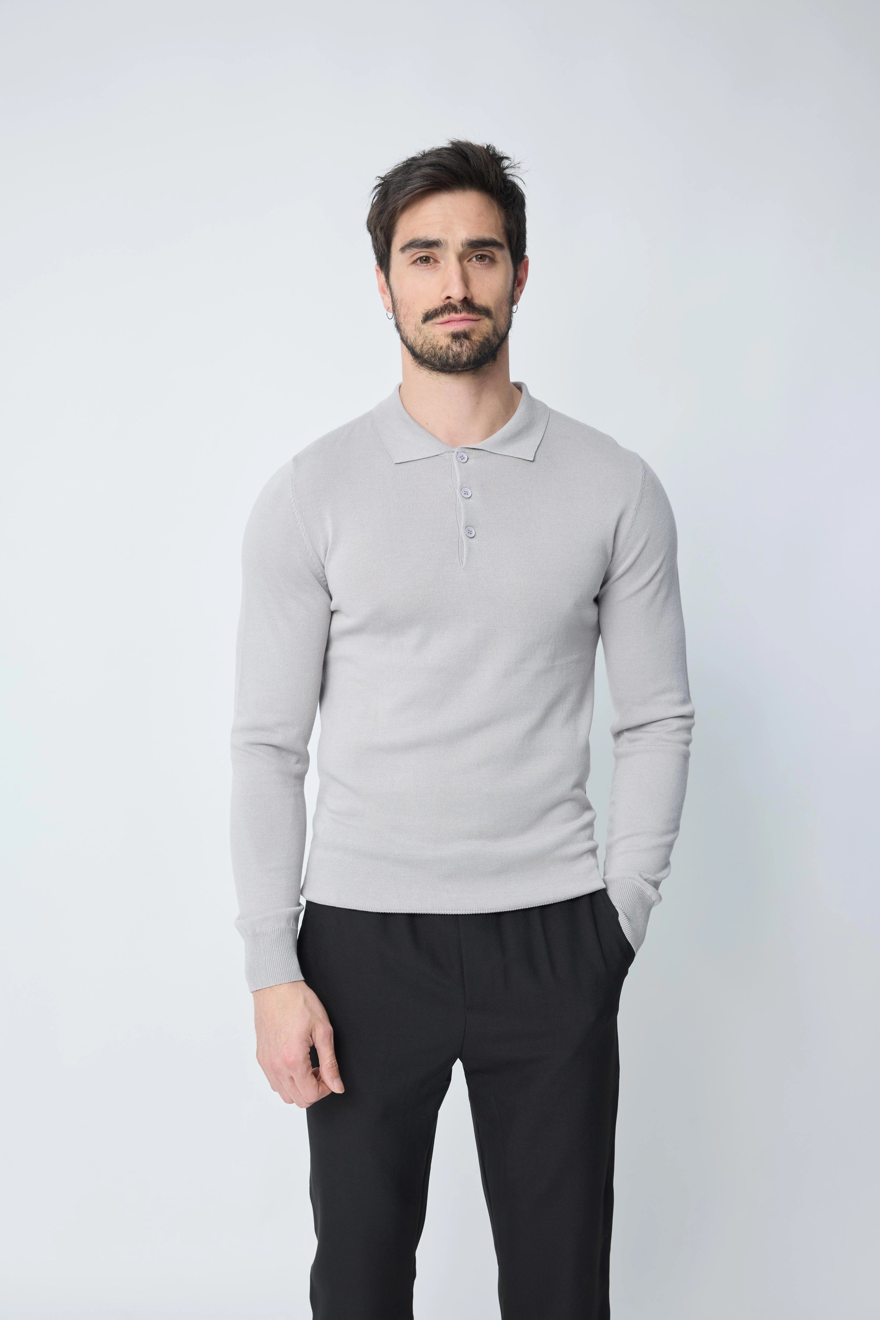 Pull à col chemise