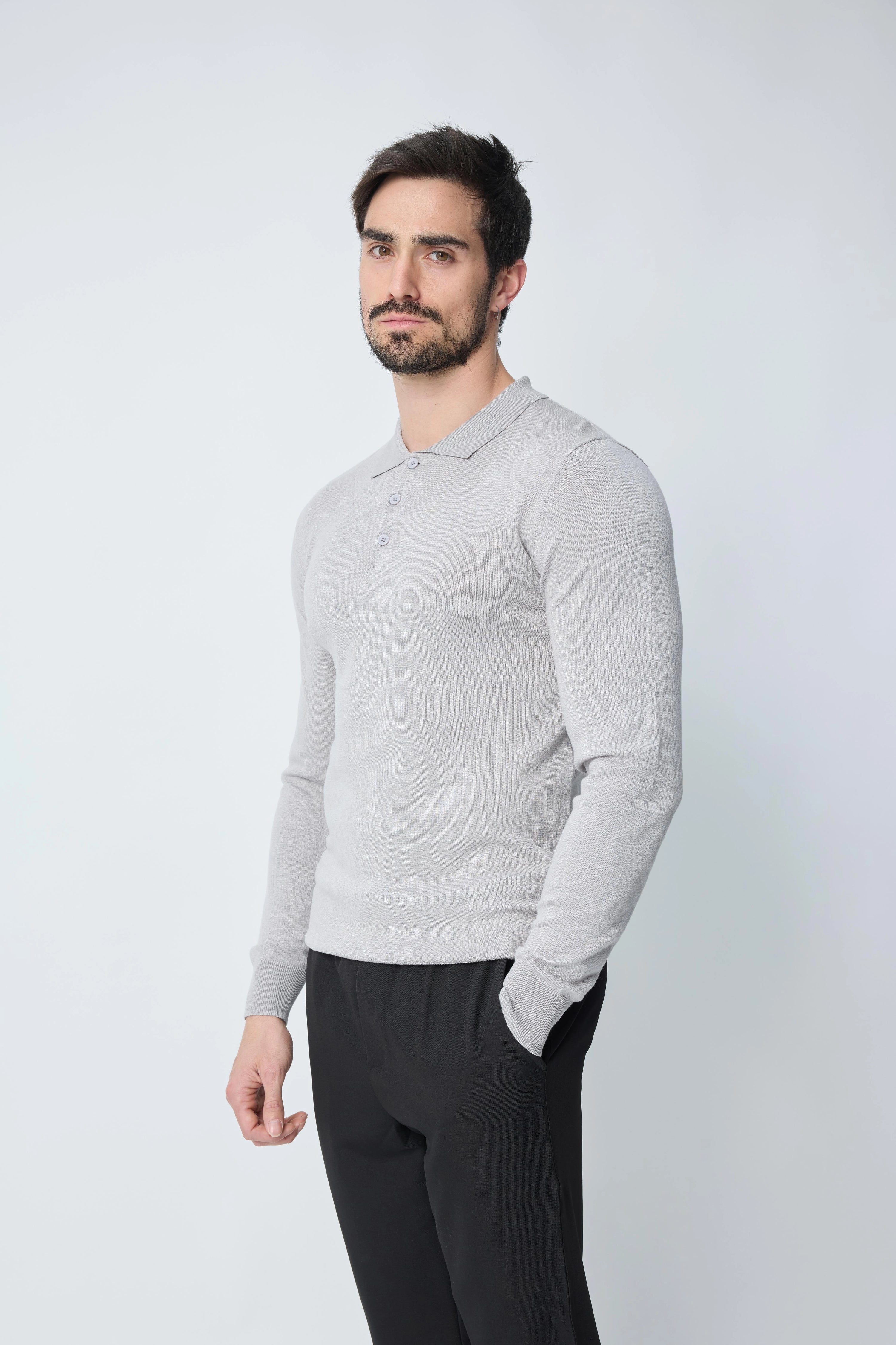 Pull à col chemise
