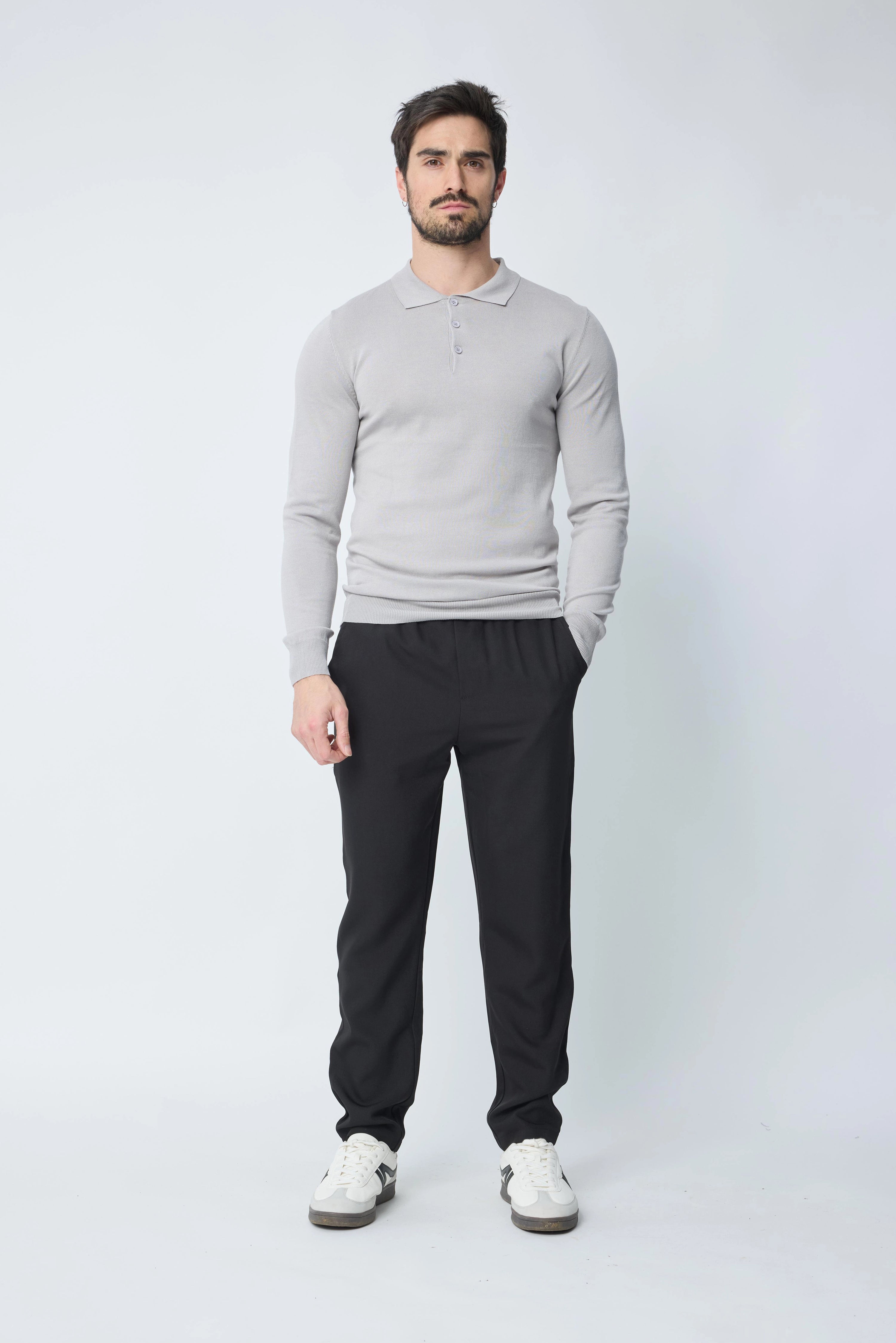 Pull à col chemise