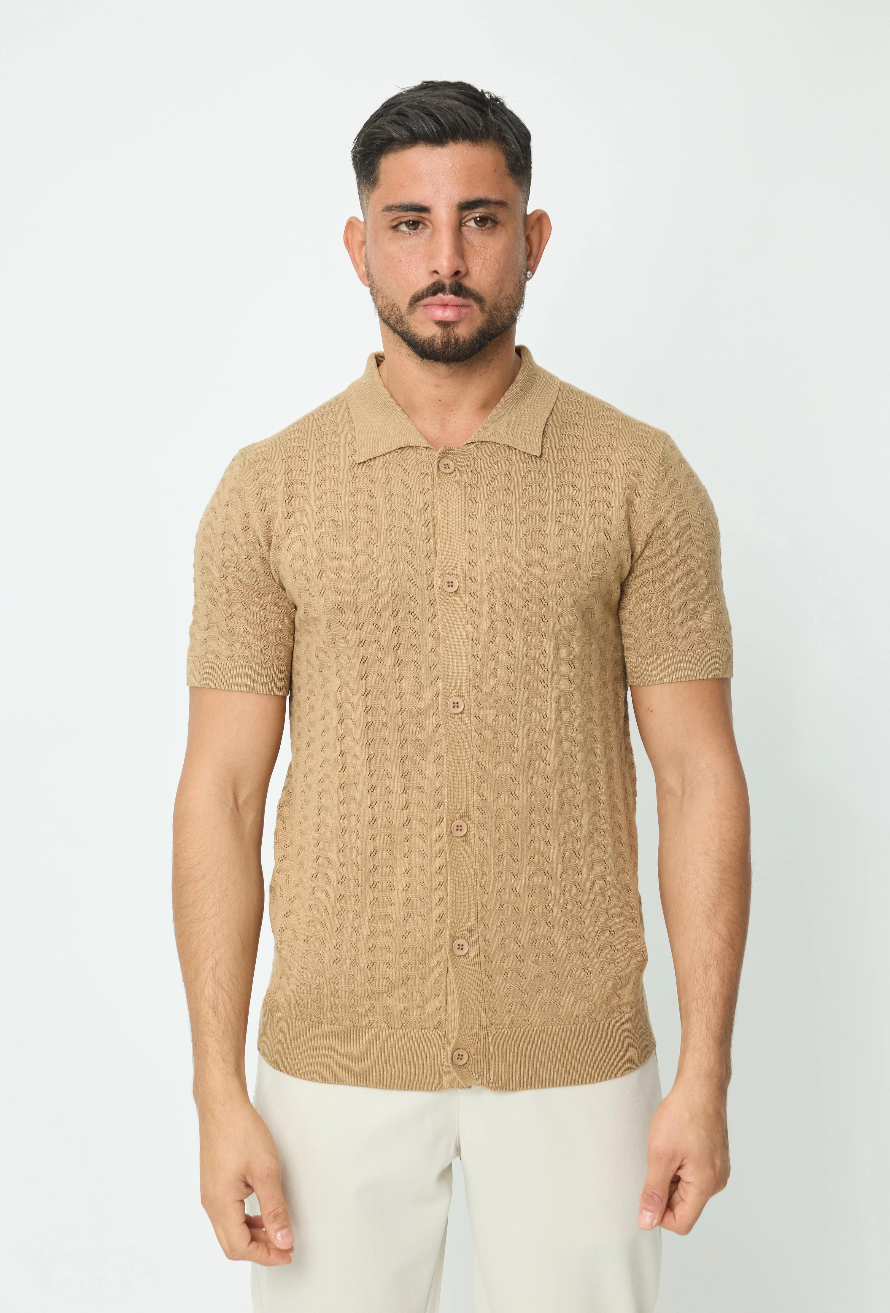 Pull manches courtes uni
