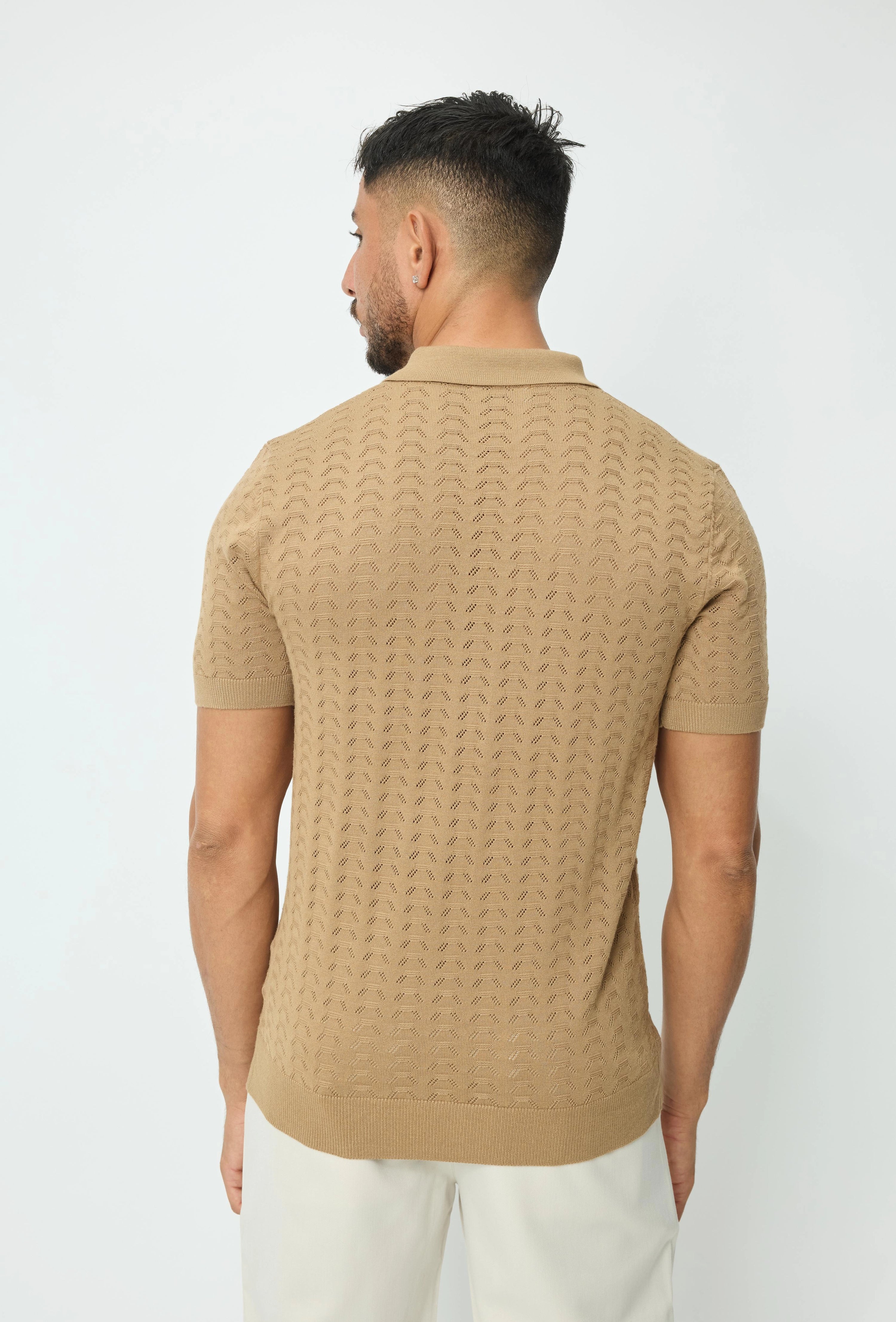 Pull manches courtes uni