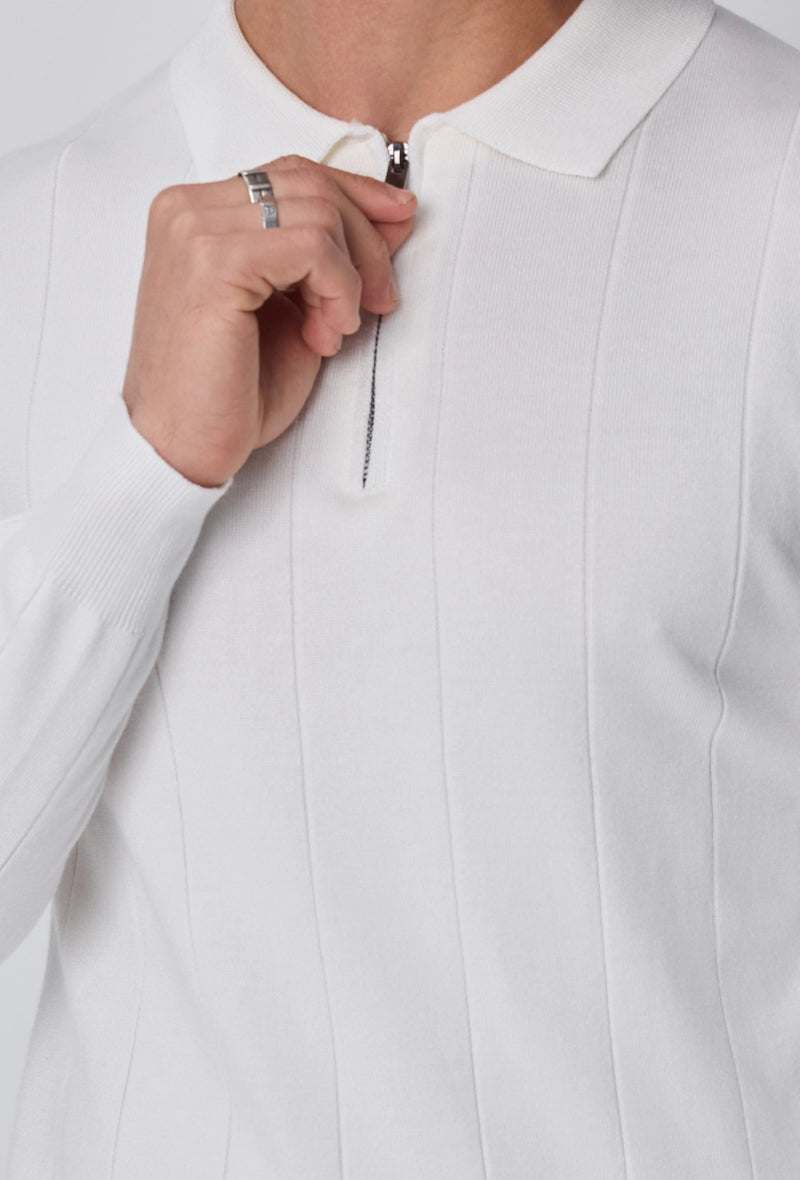 Pull uni manches longues