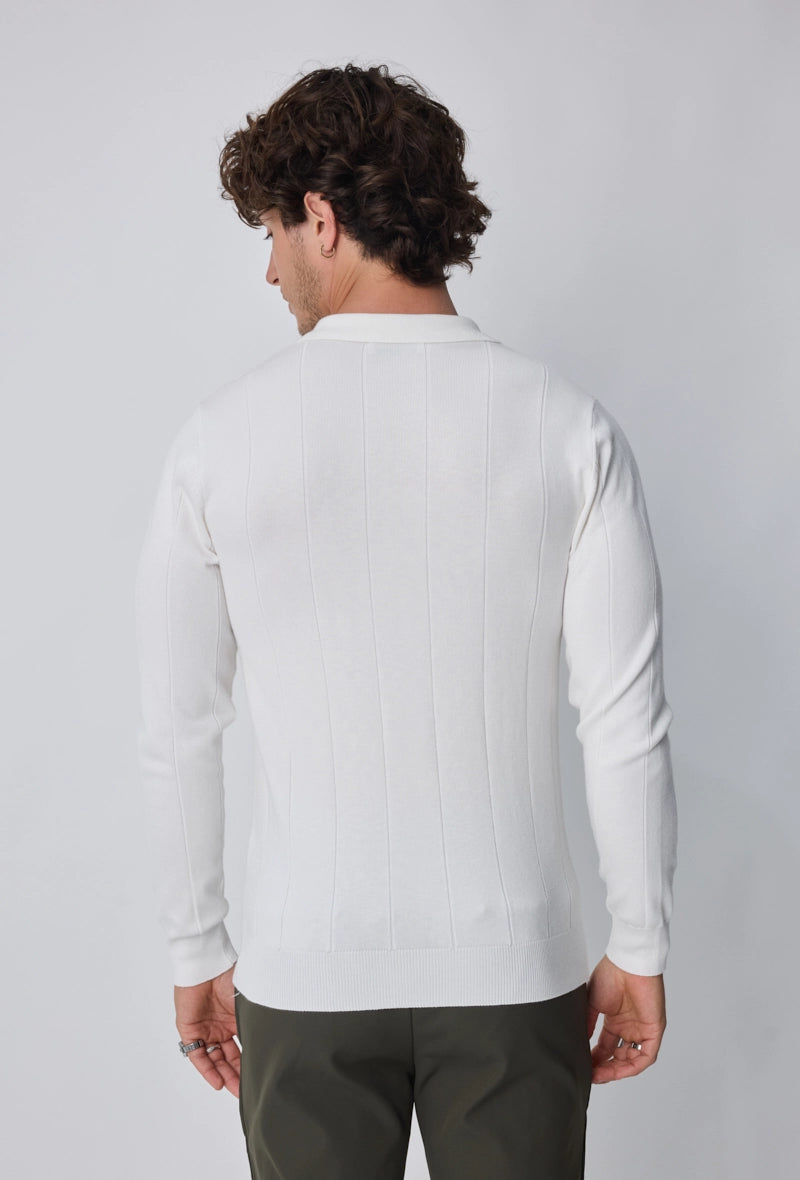 Pull uni manches longues