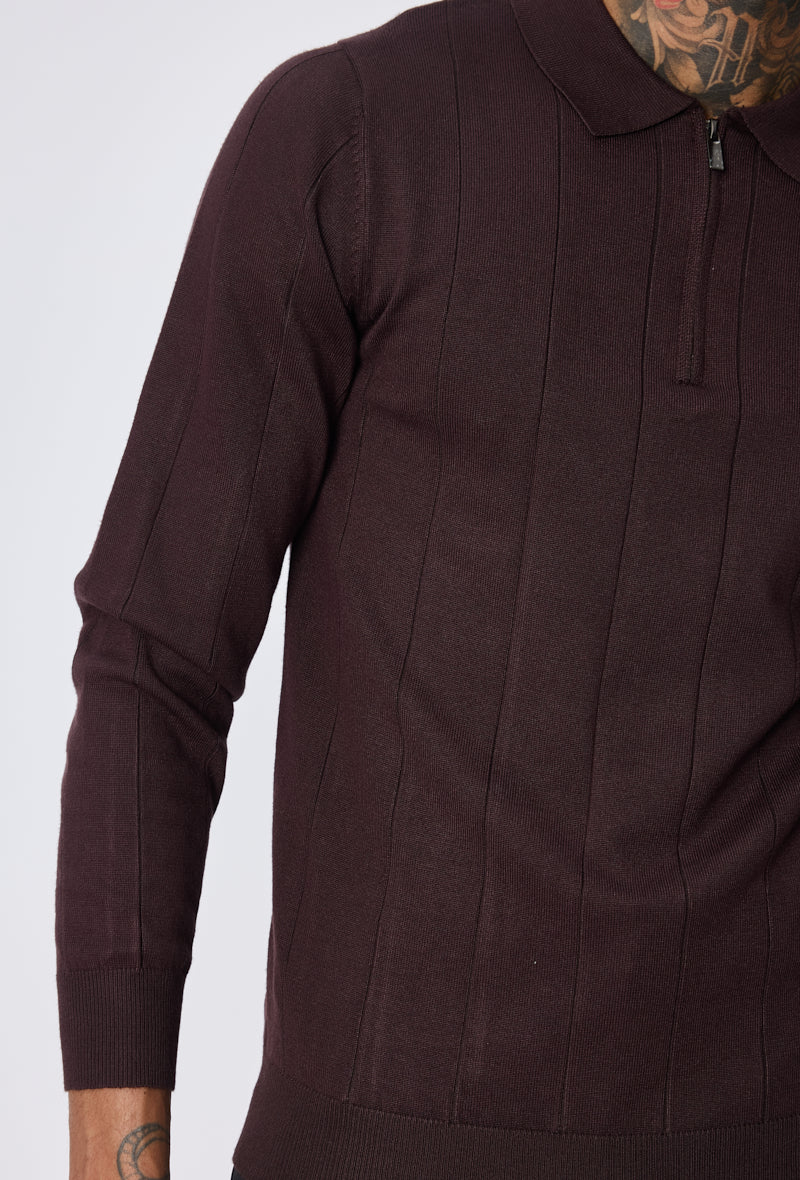 Pull polo zippé tendance