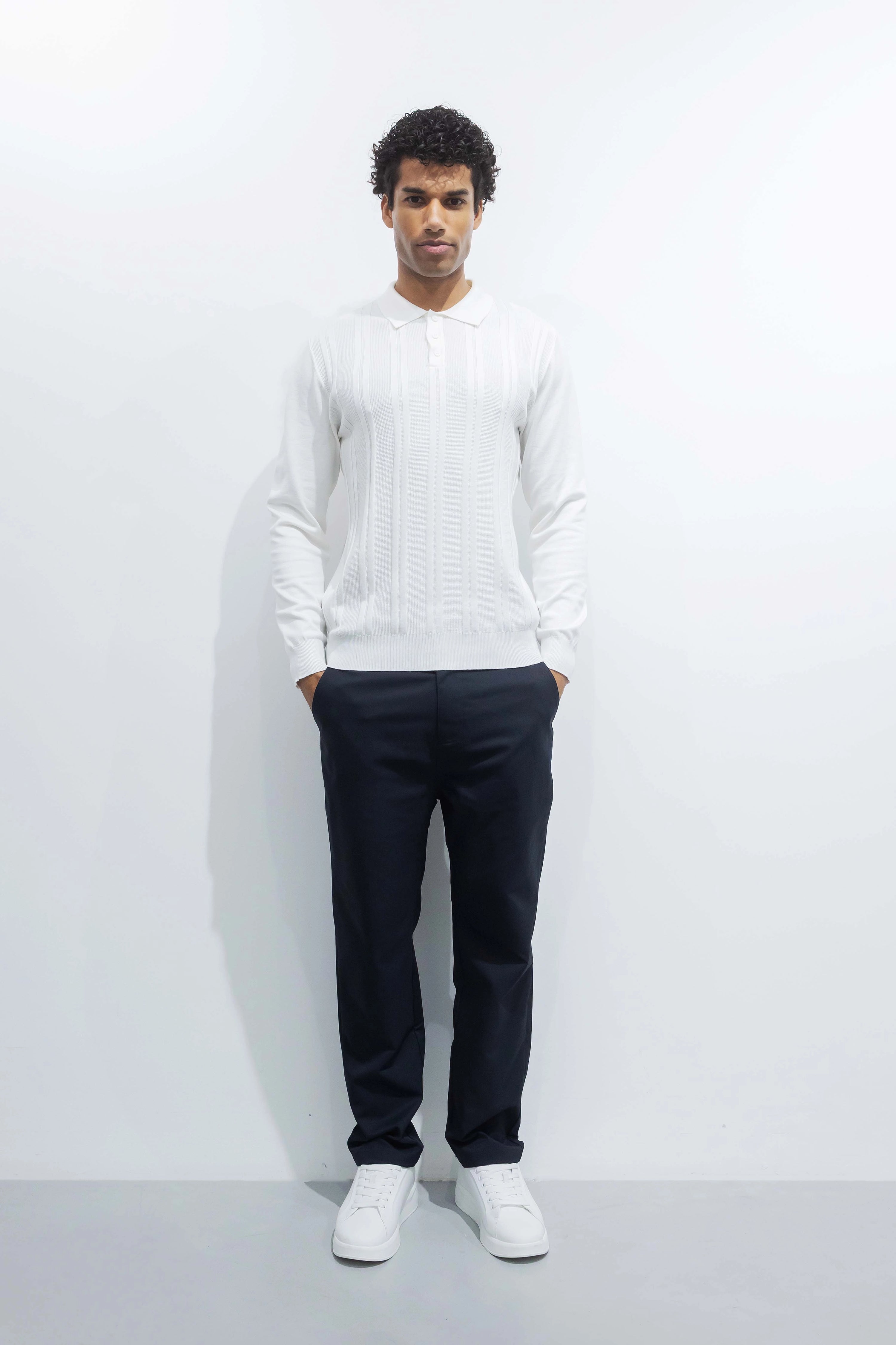 Polo à manches longues