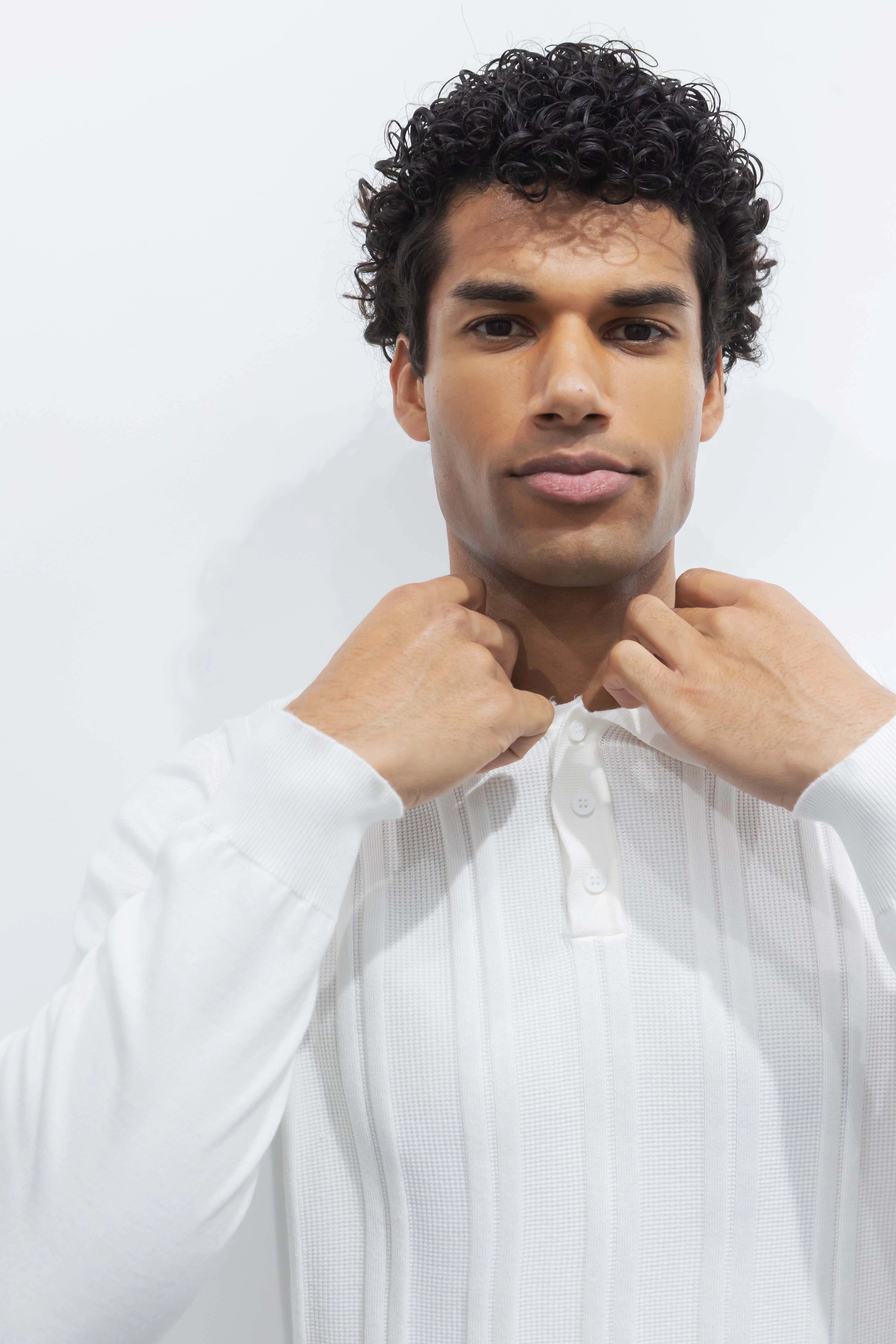 Polo à manches longues