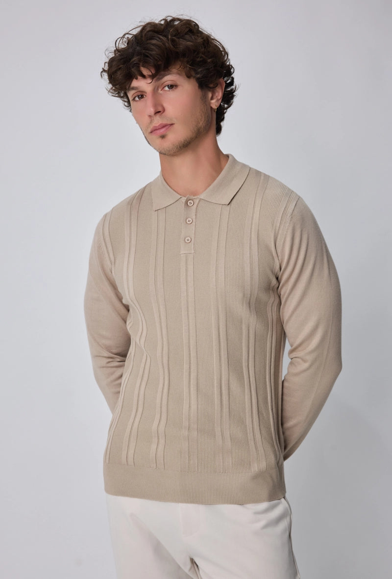 Polo à manches longues