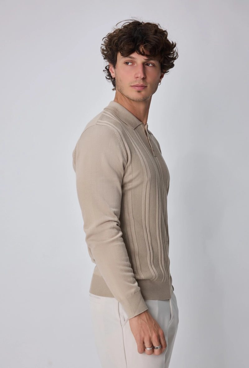 Polo à manches longues