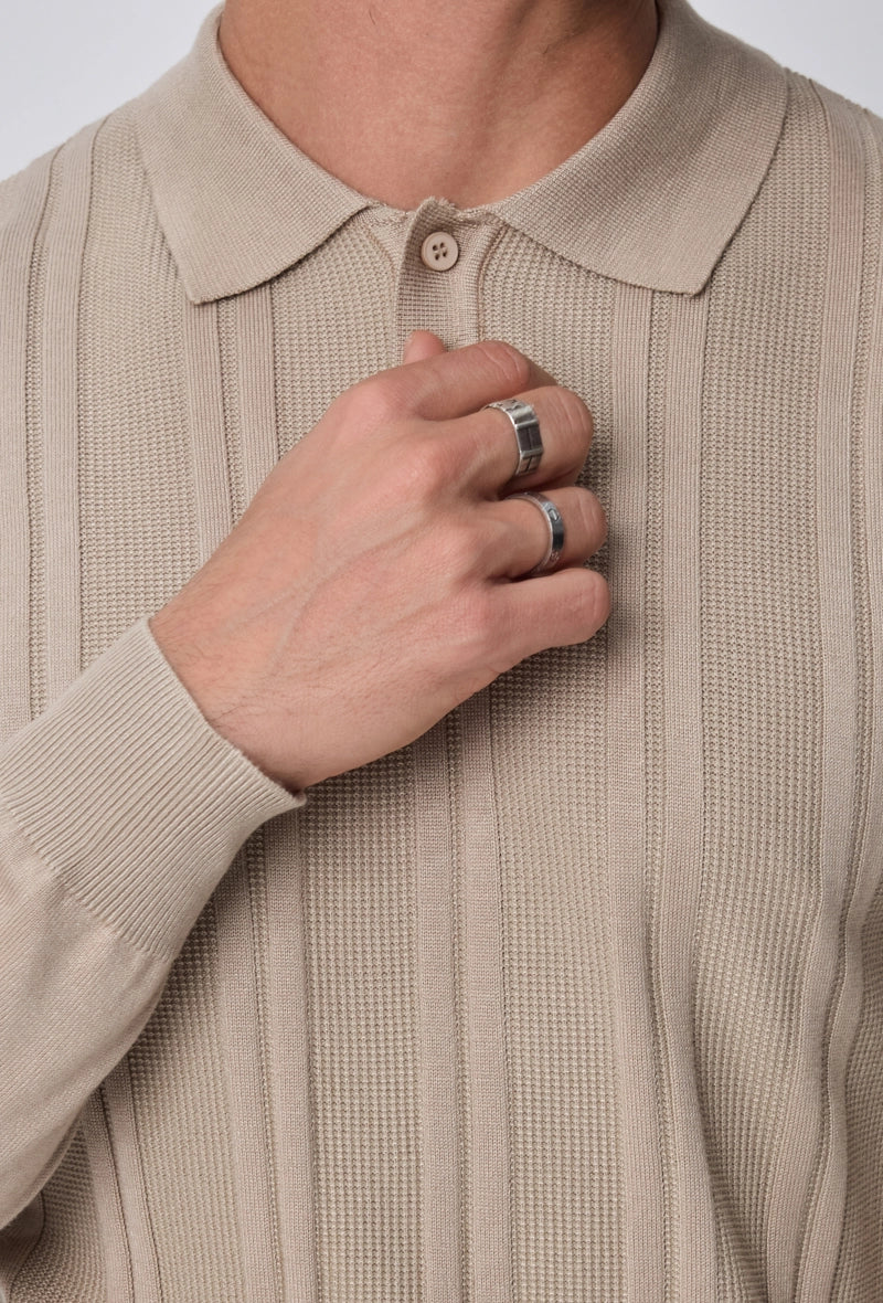 Polo à manches longues