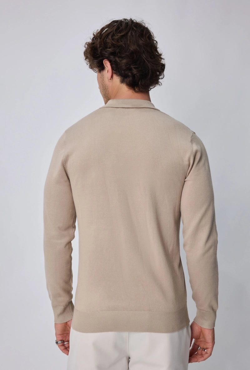 Polo à manches longues