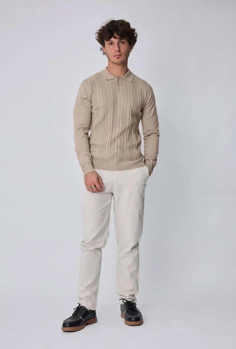 Polo à manches longues