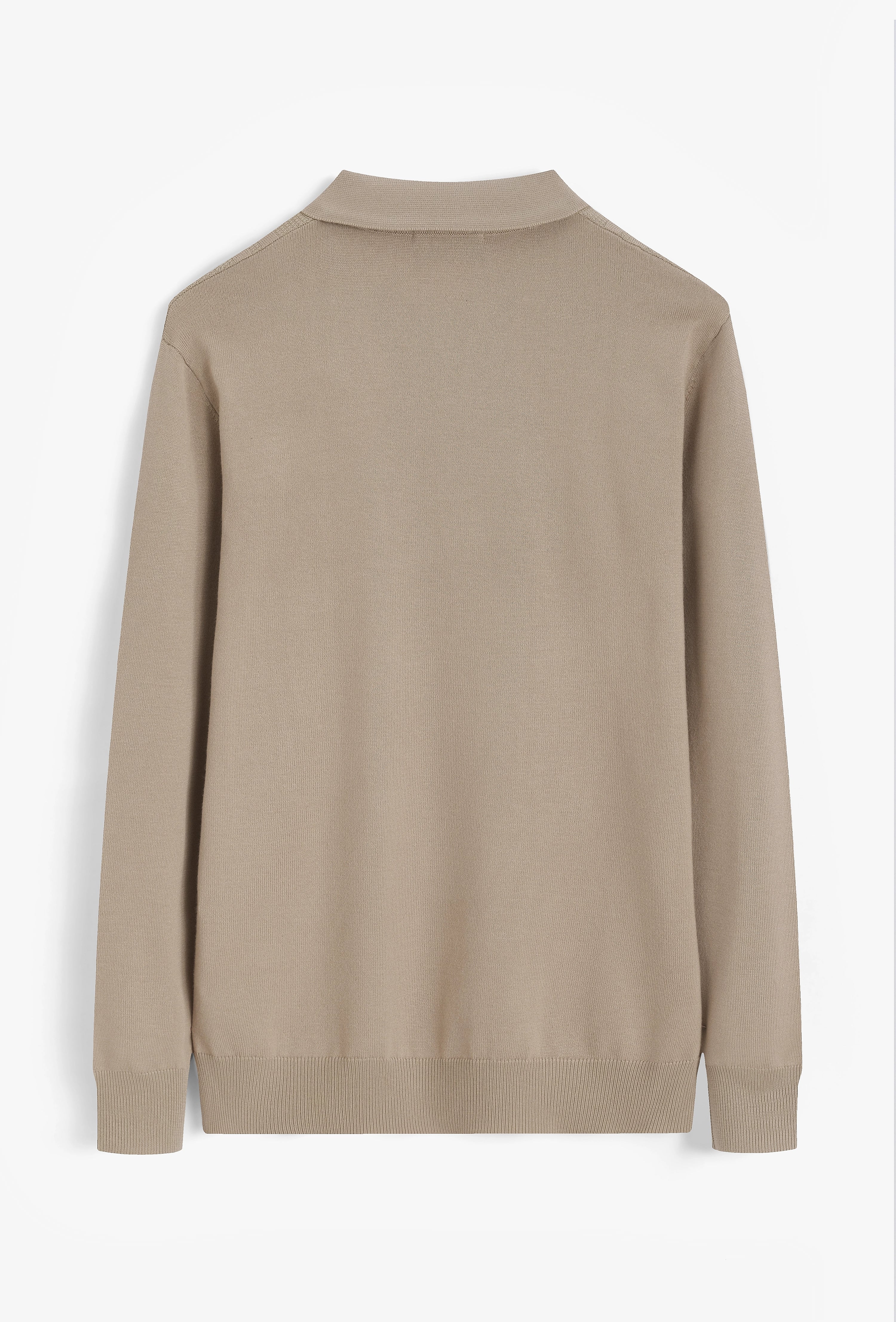 Polo à rayures texturées