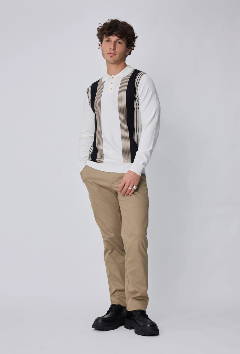 Polo à manches longues