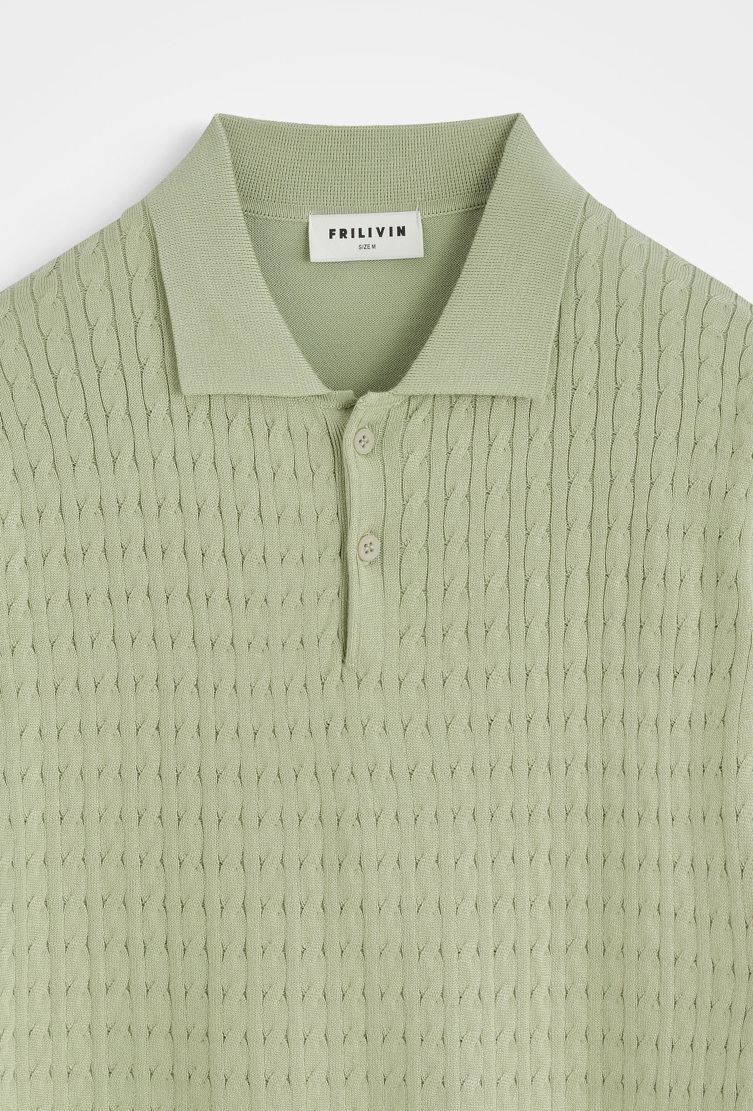 Polo tricot texturé